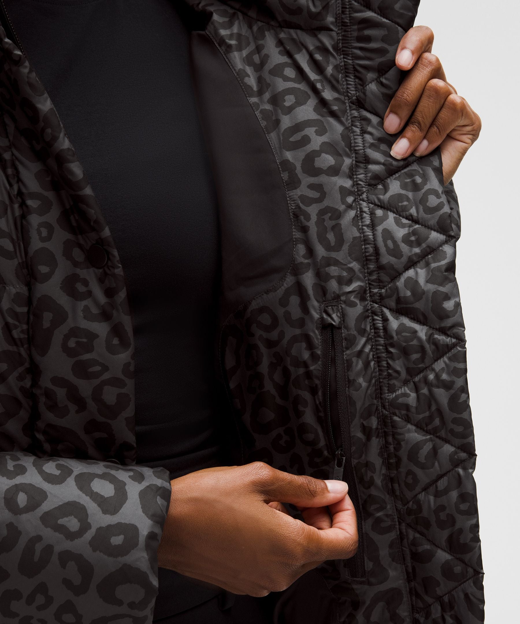 Lululemon Wunder Puff 600-Down-Fill Cropped Jacket *Print