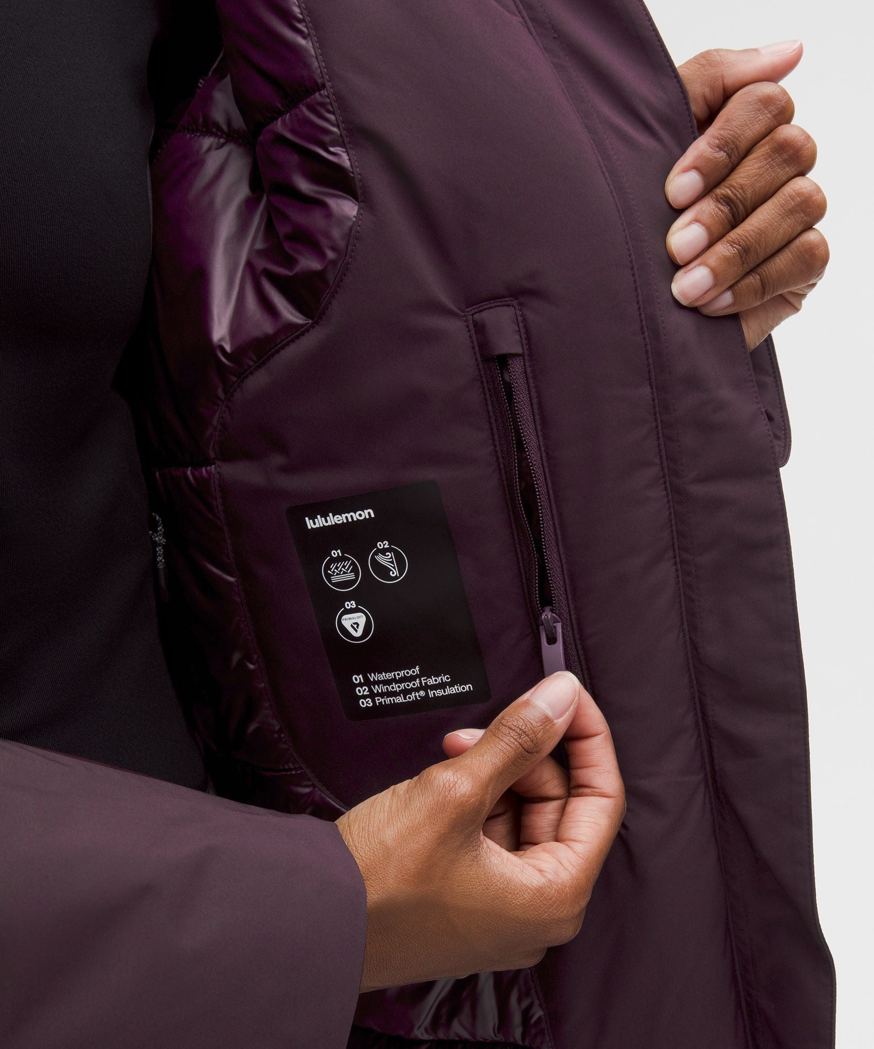 Lululemon Waterproof Insulated Cinch-Waist Parka
