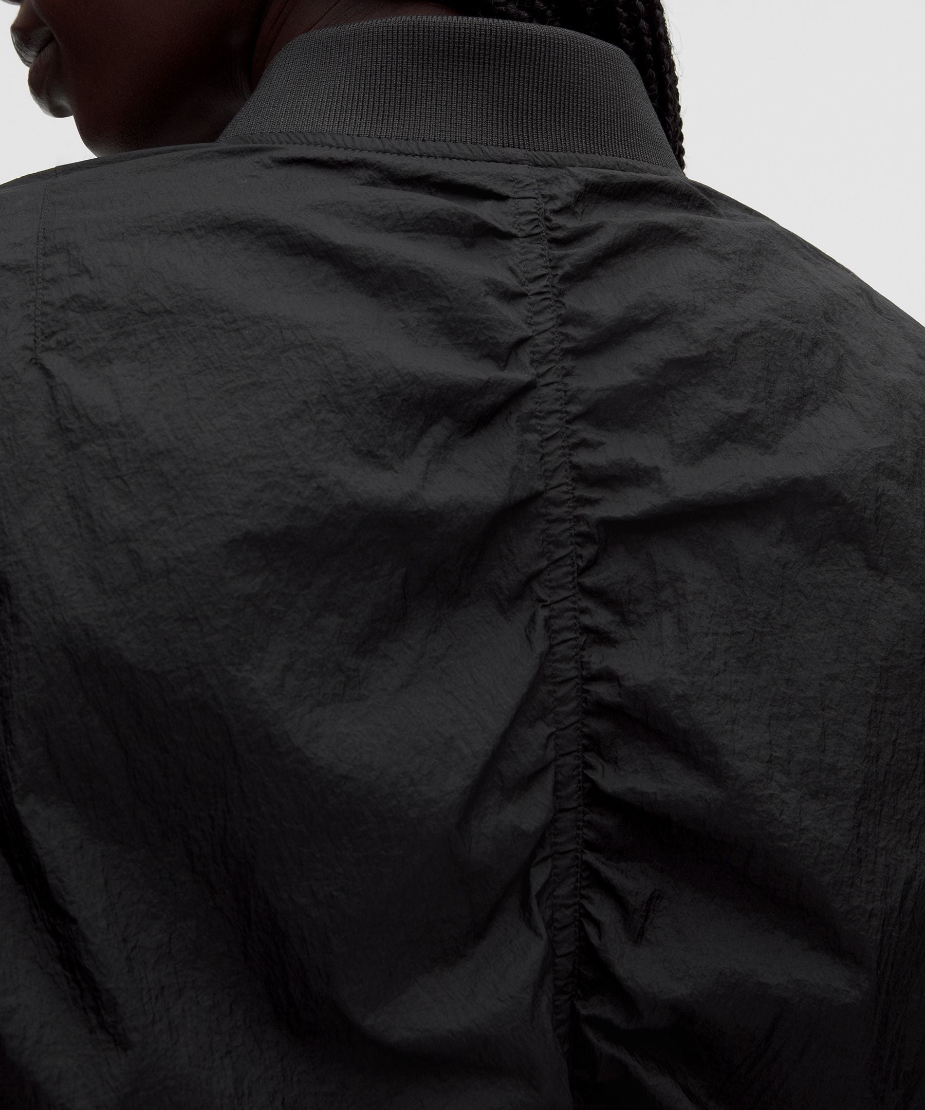 Lululemon Curved-Hem Cropped Bomber