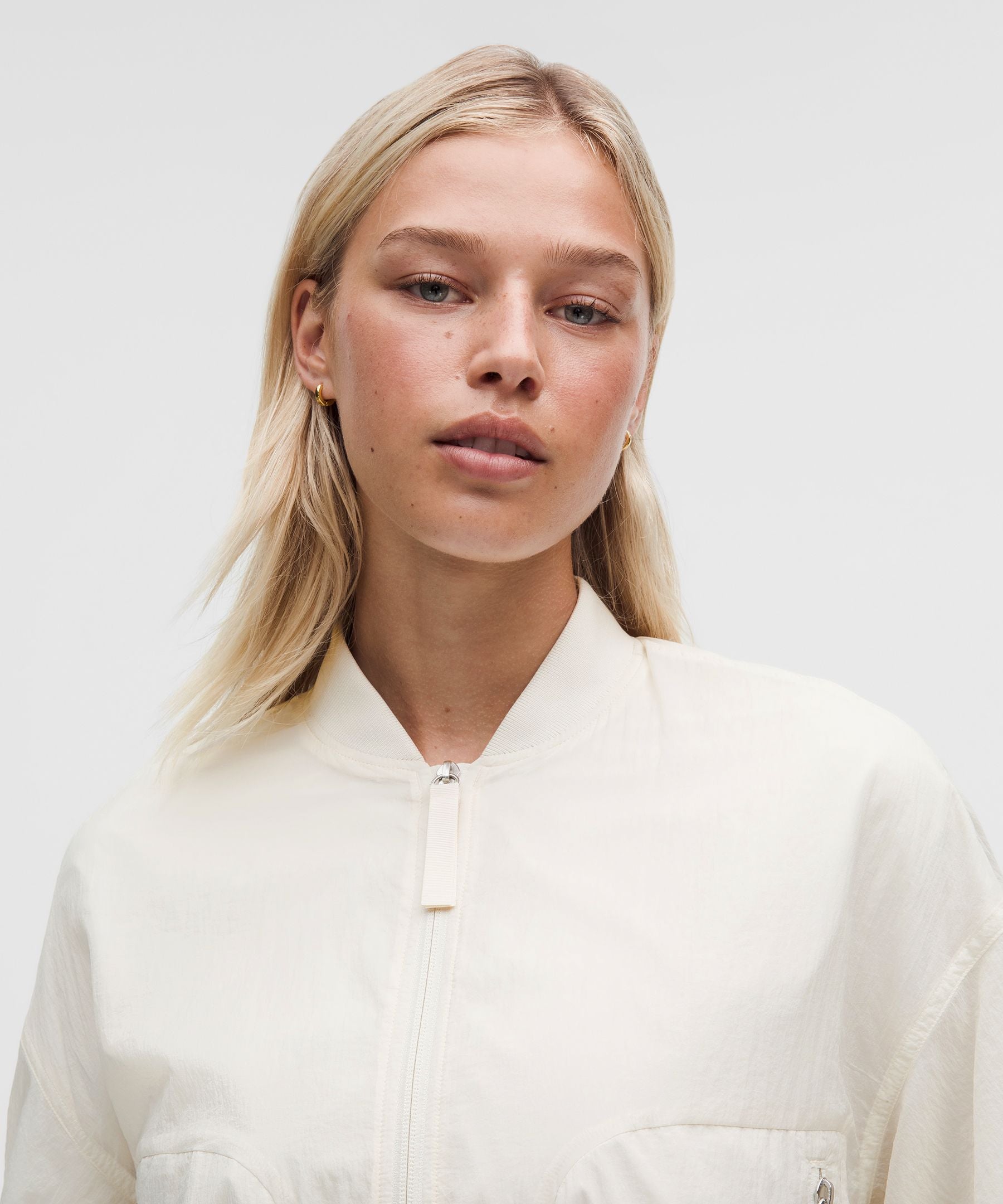 Lululemon Curved-Hem Cropped Bomber