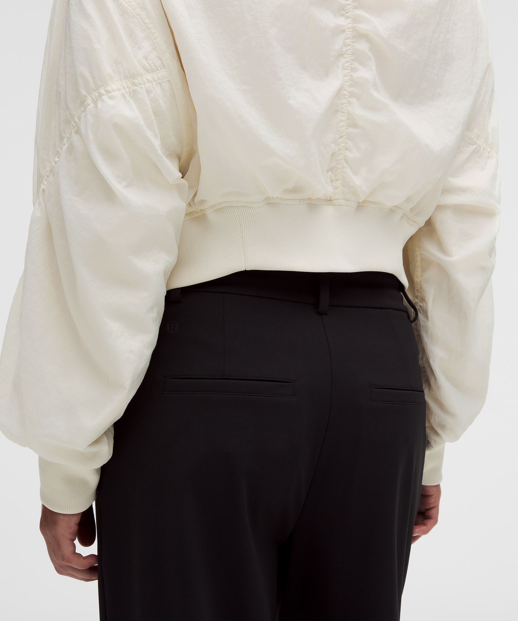 Lululemon Curved-Hem Cropped Bomber