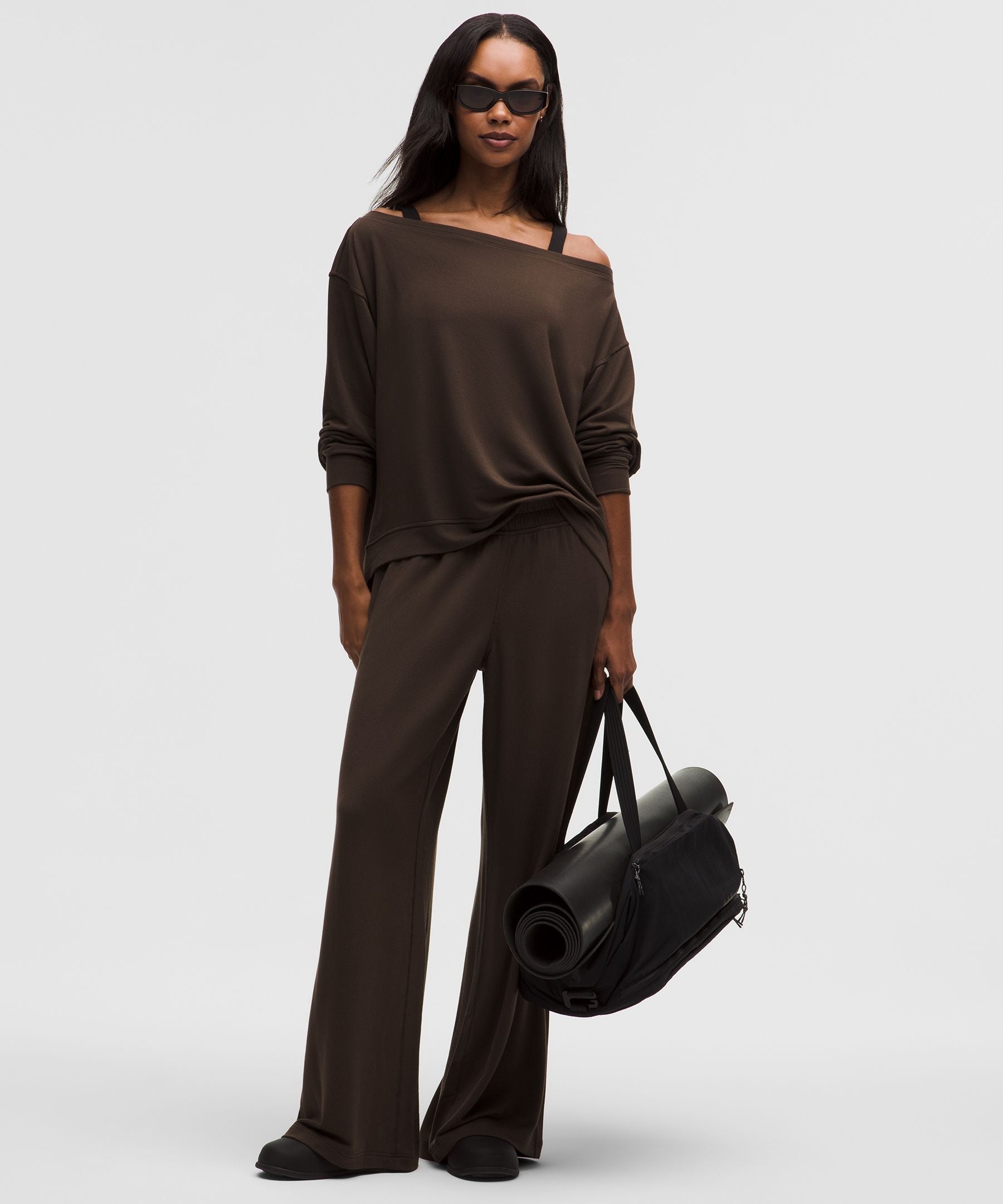 Lululemon BeCalm Mid-Rise Wide-Leg Pant