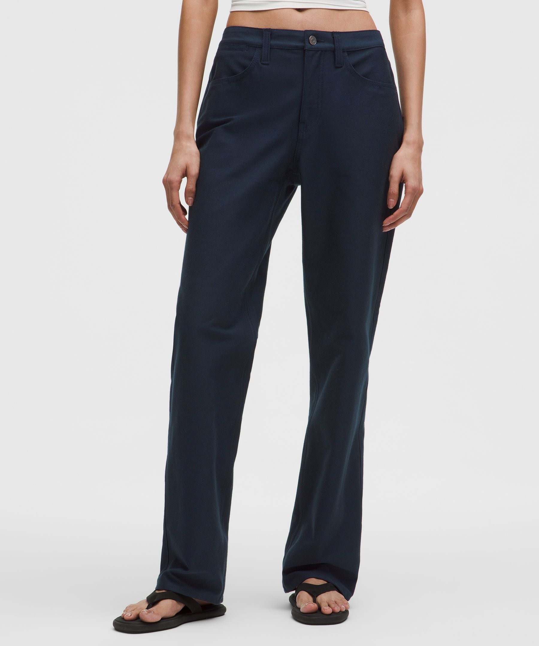 Lululemon Women's EasyFive Mid-Rise Relaxed-Straight Pant *Regular