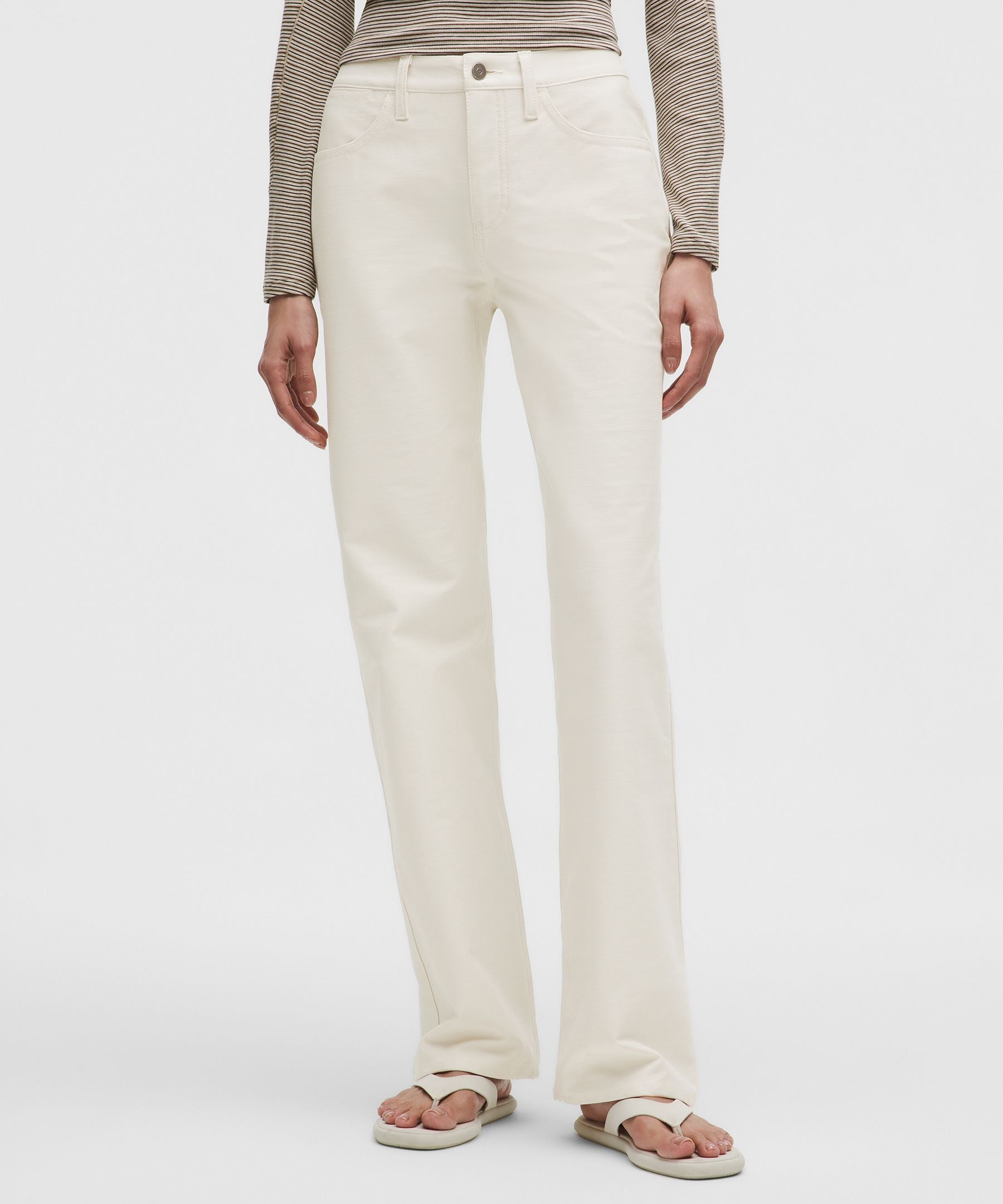 Lululemon Women's EasyFive Mid-Rise Relaxed-Straight Pant *Regular