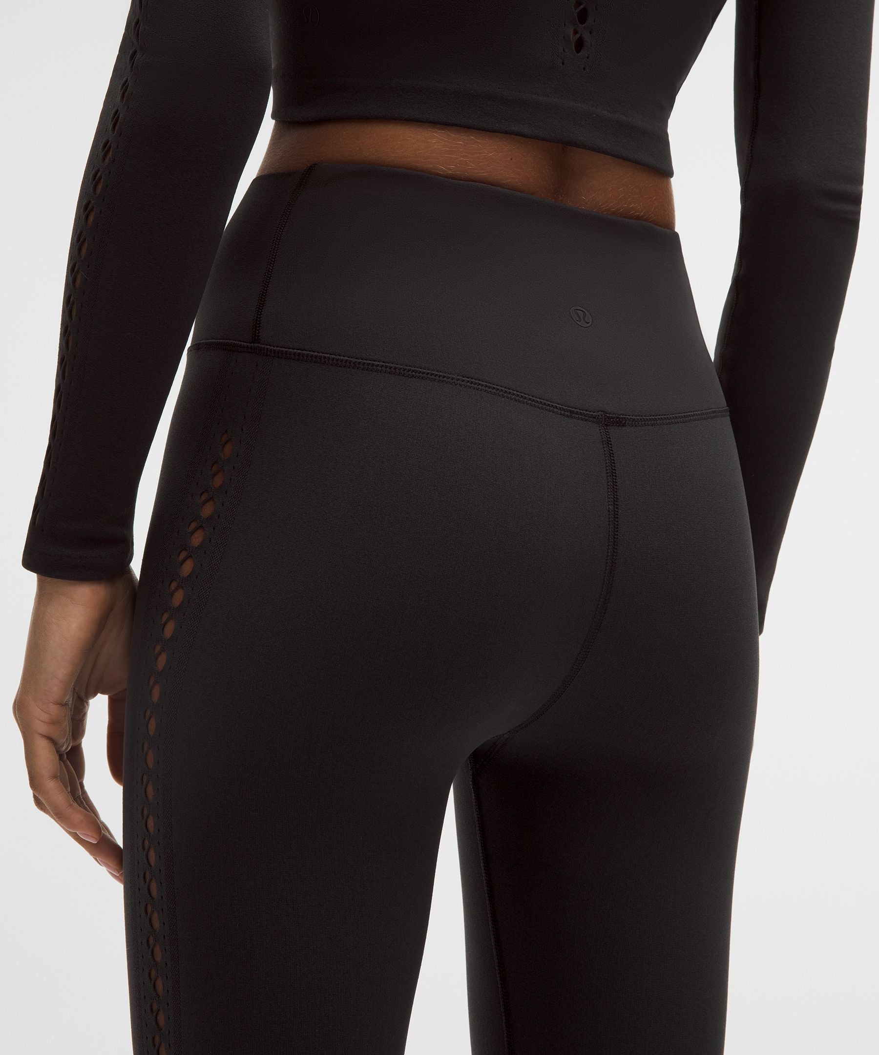 Lululemon Women's RevealKnit Eyelet High-Rise Tight *7/8 Length