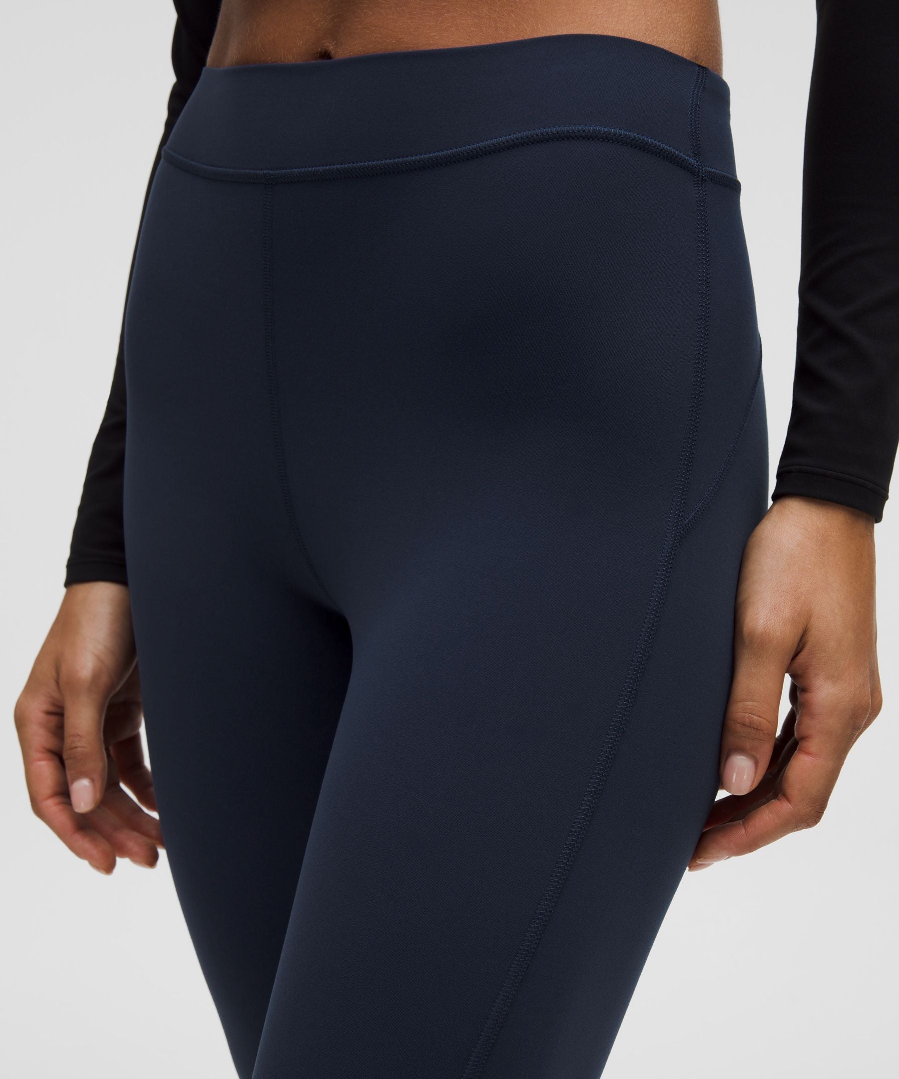 Lululemon Groove High-Rise Notched-Hem Crop 15"