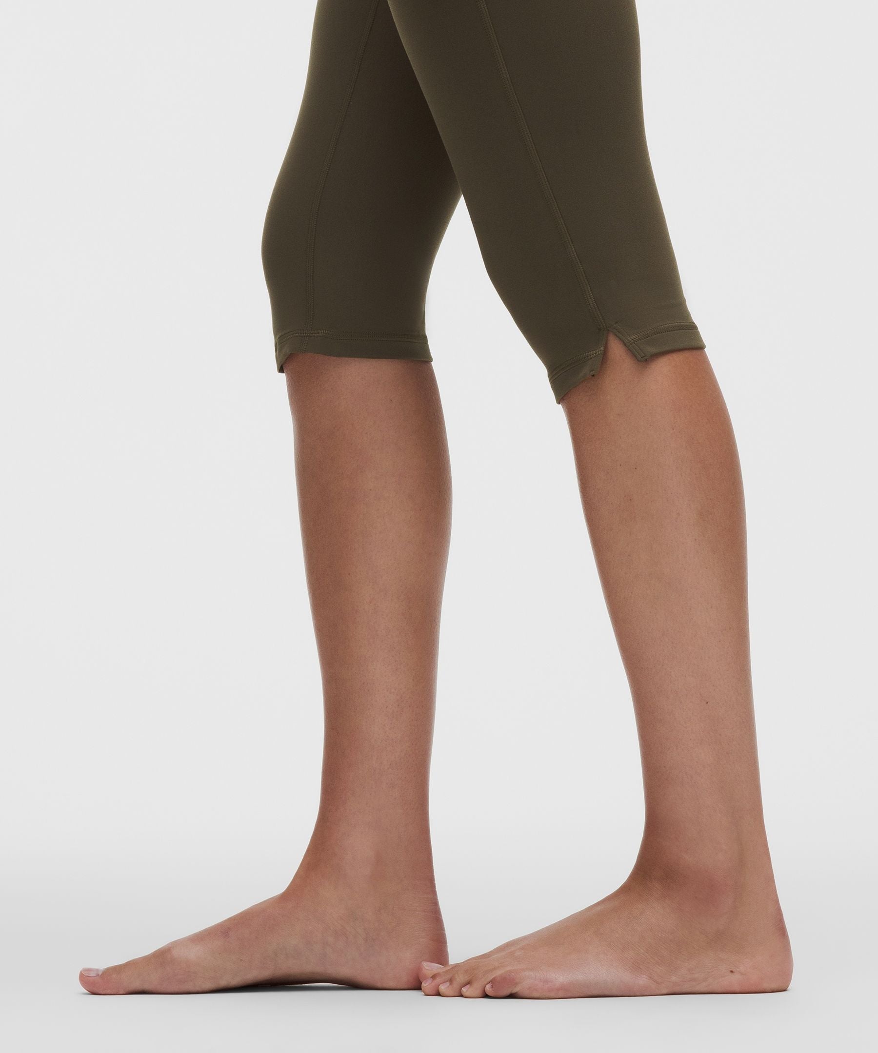 Lululemon Groove High-Rise Notched-Hem Crop 15"