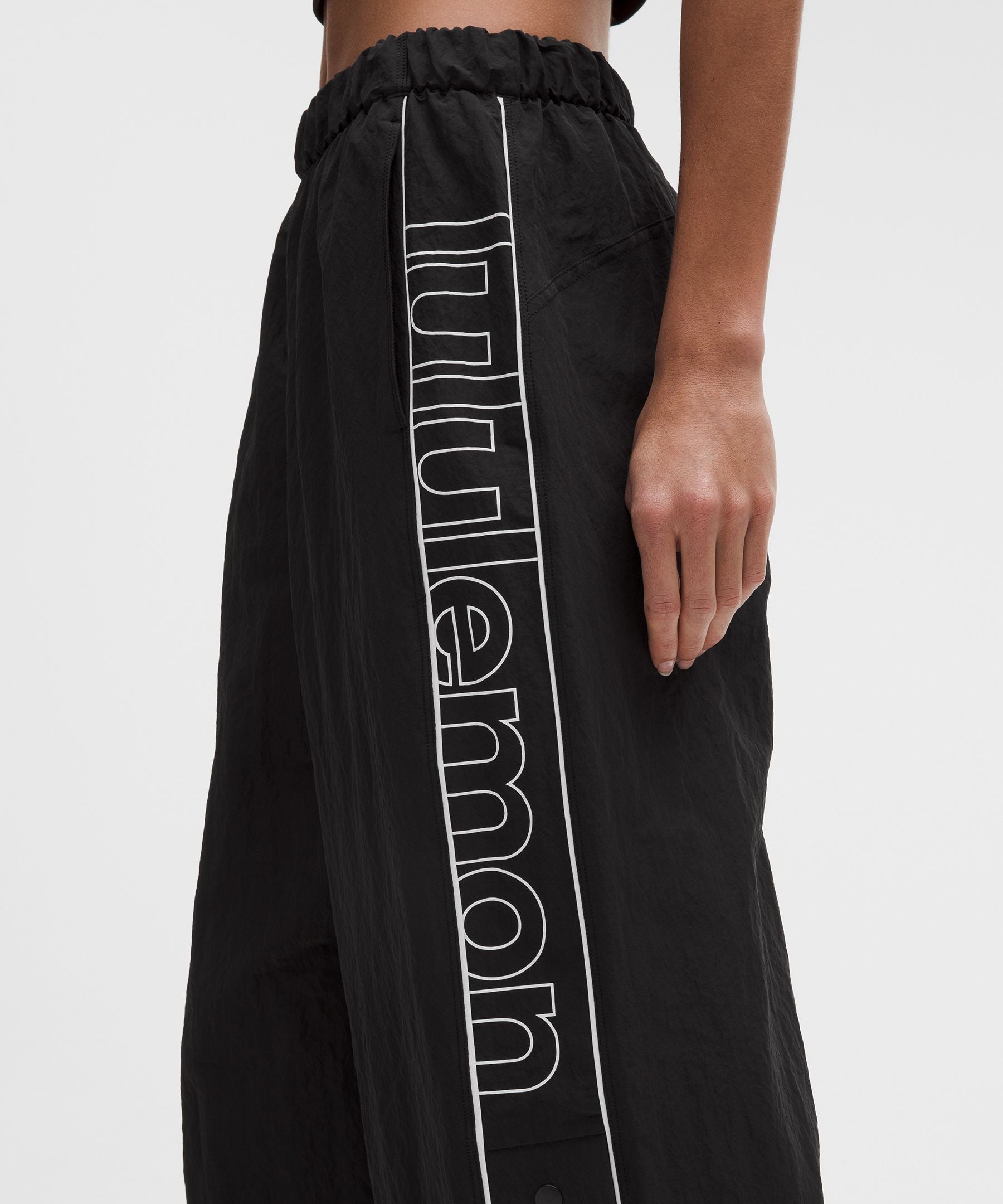 Lululemon Crinkle Nylon Mid-Rise Track Pant *Wordmark