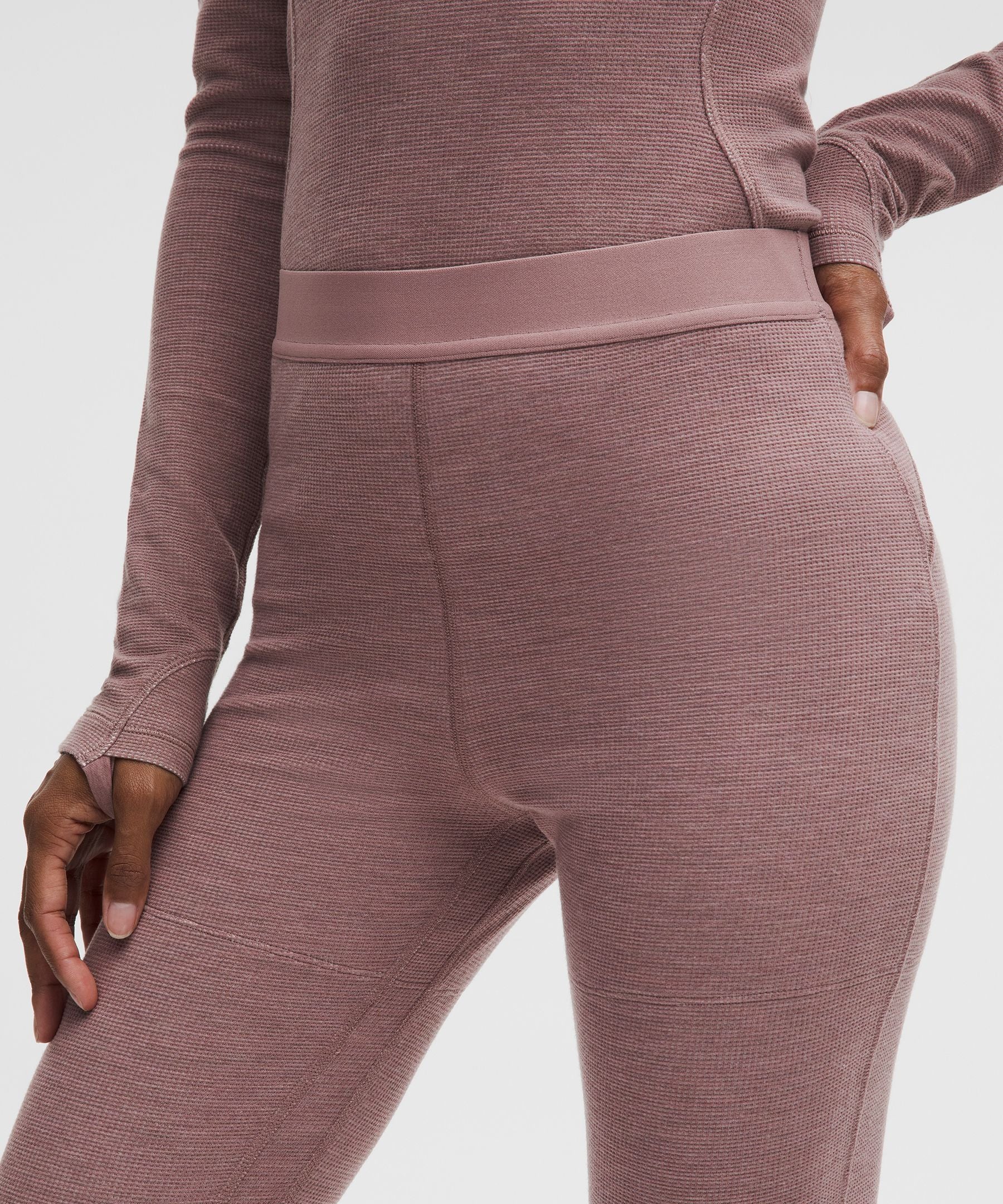 Lululemon Women's Waffle-Knit High-Rise Base Layer Tight 28"