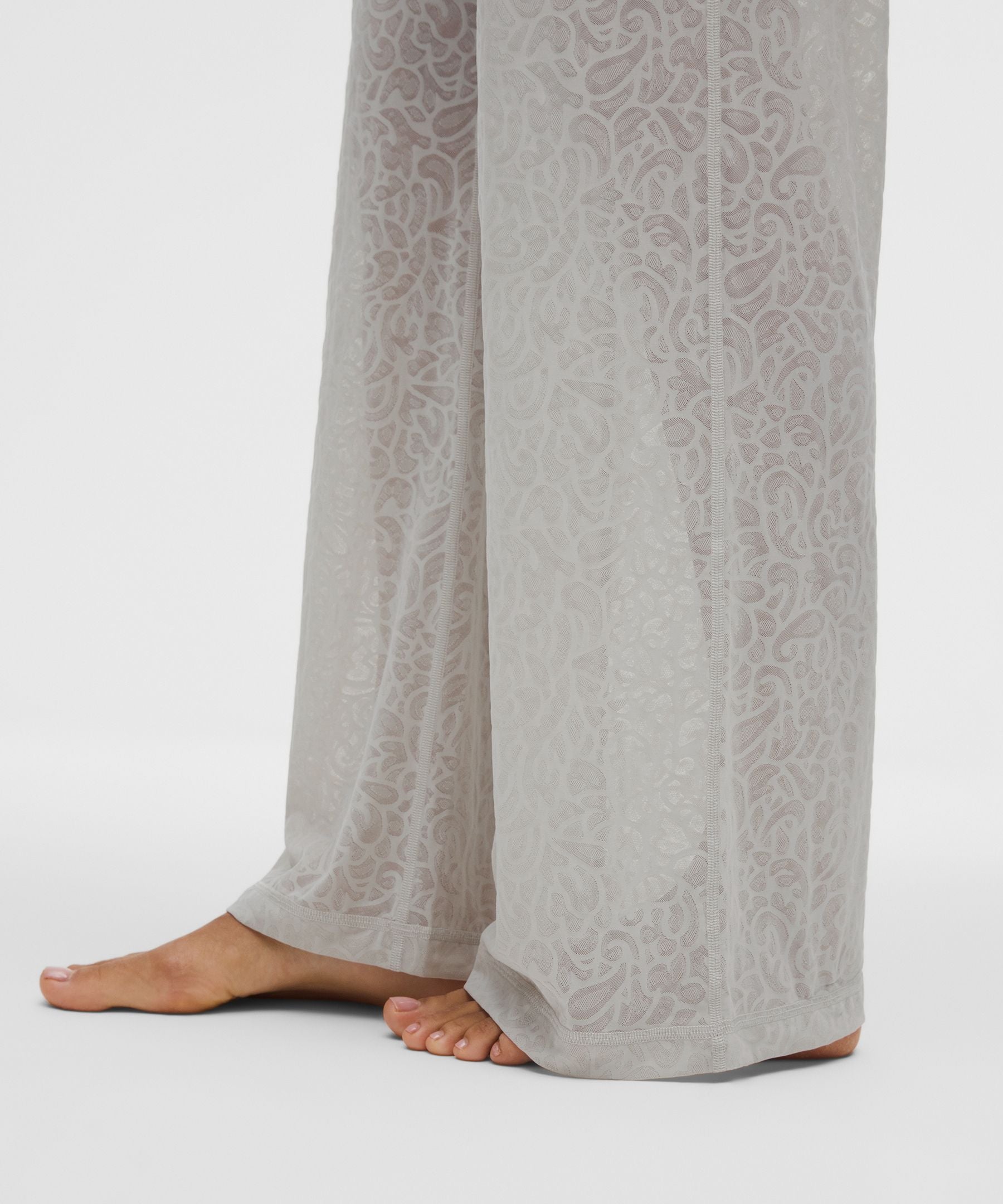 Lululemon Paisley Lace Jacquard High-Rise Flared Pant