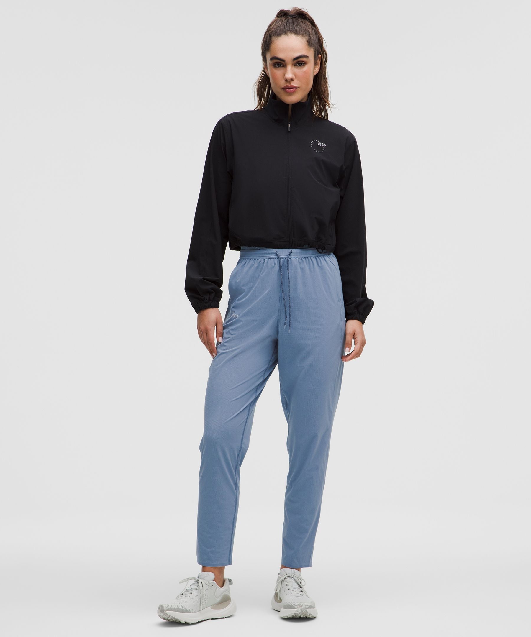 Lululemon Mile Maker Run Crew Graphic High-Rise Track Pant