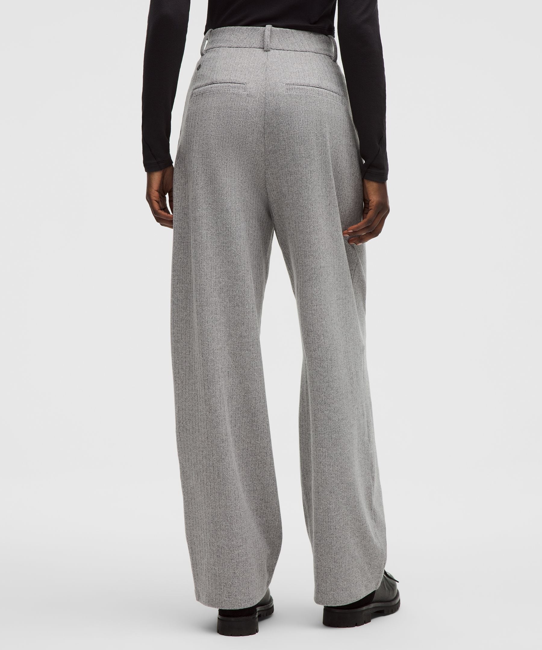 Lululemon Women's Daydrift High-Rise Wide-Leg Trouser Regular *Herringbone