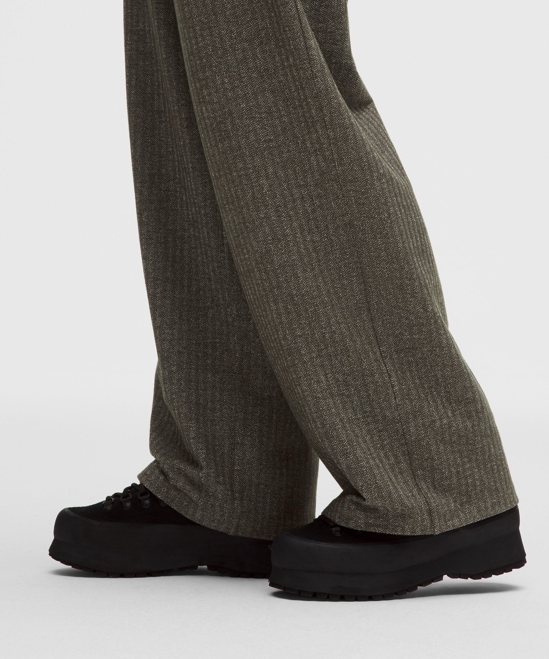 Lululemon Women's Daydrift High-Rise Wide-Leg Trouser Short *Herringbone