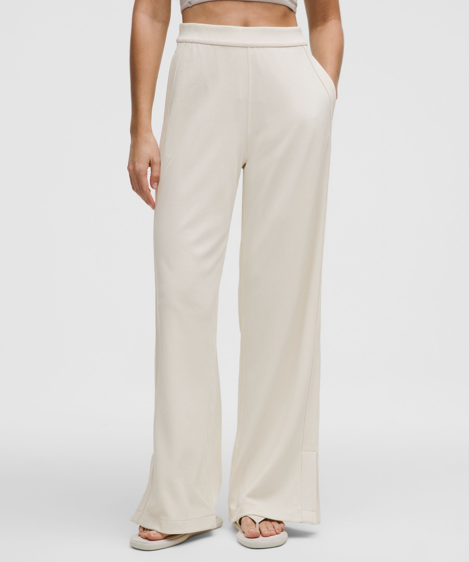 Lululemon Softstreme High-Rise Wide-Leg Pique Pant *Regular
