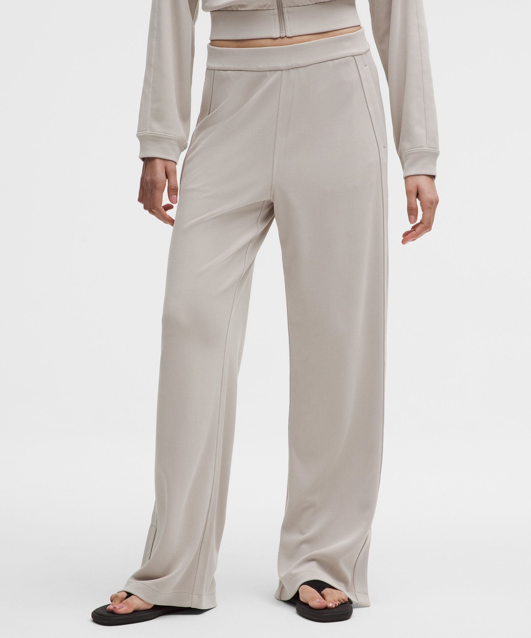 Lululemon Softstreme High-Rise Wide-Leg Pique Pant *Regular