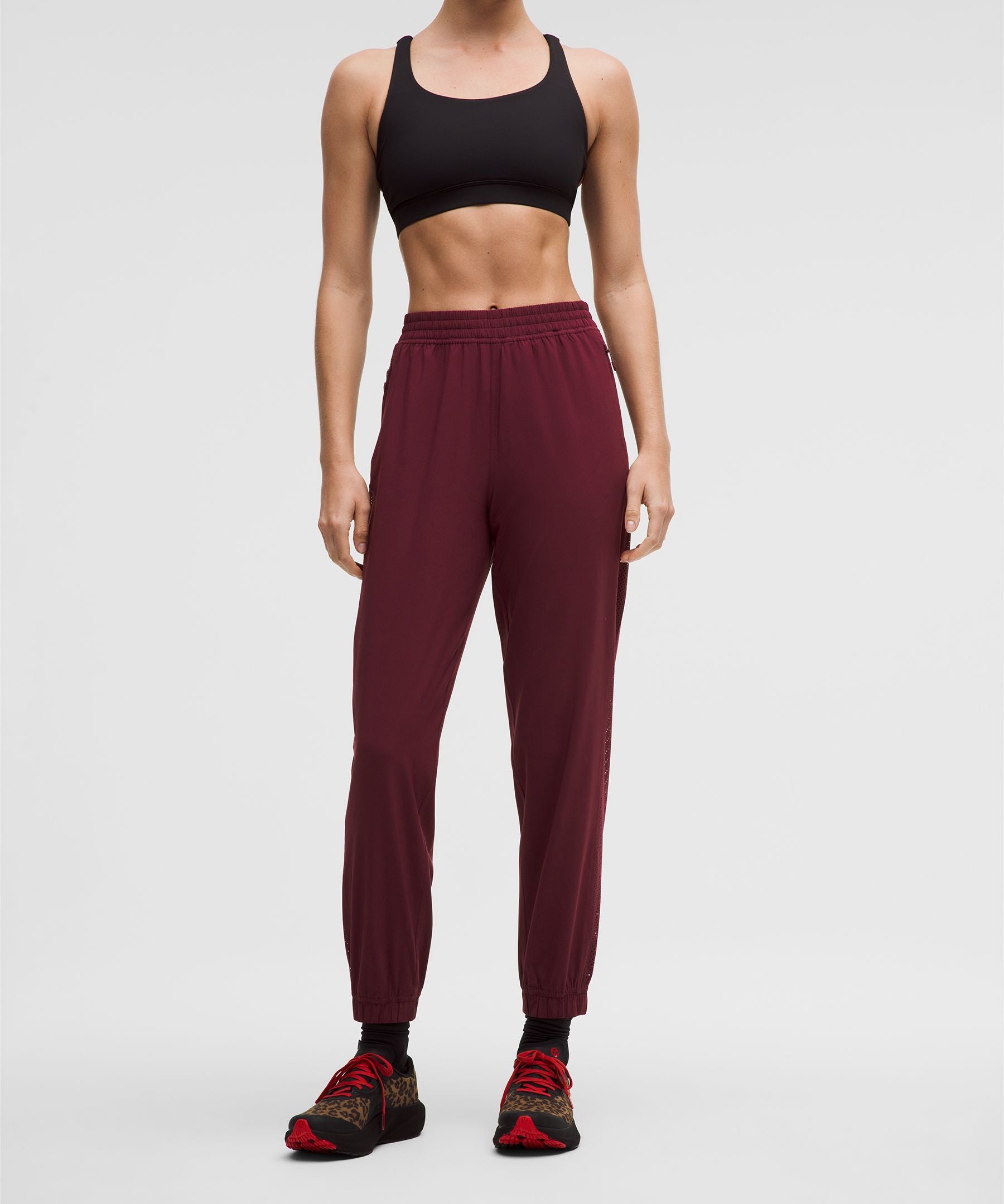 Lululemon Women's Adapted State Mid-Rise Jogger *Perforated Stripe