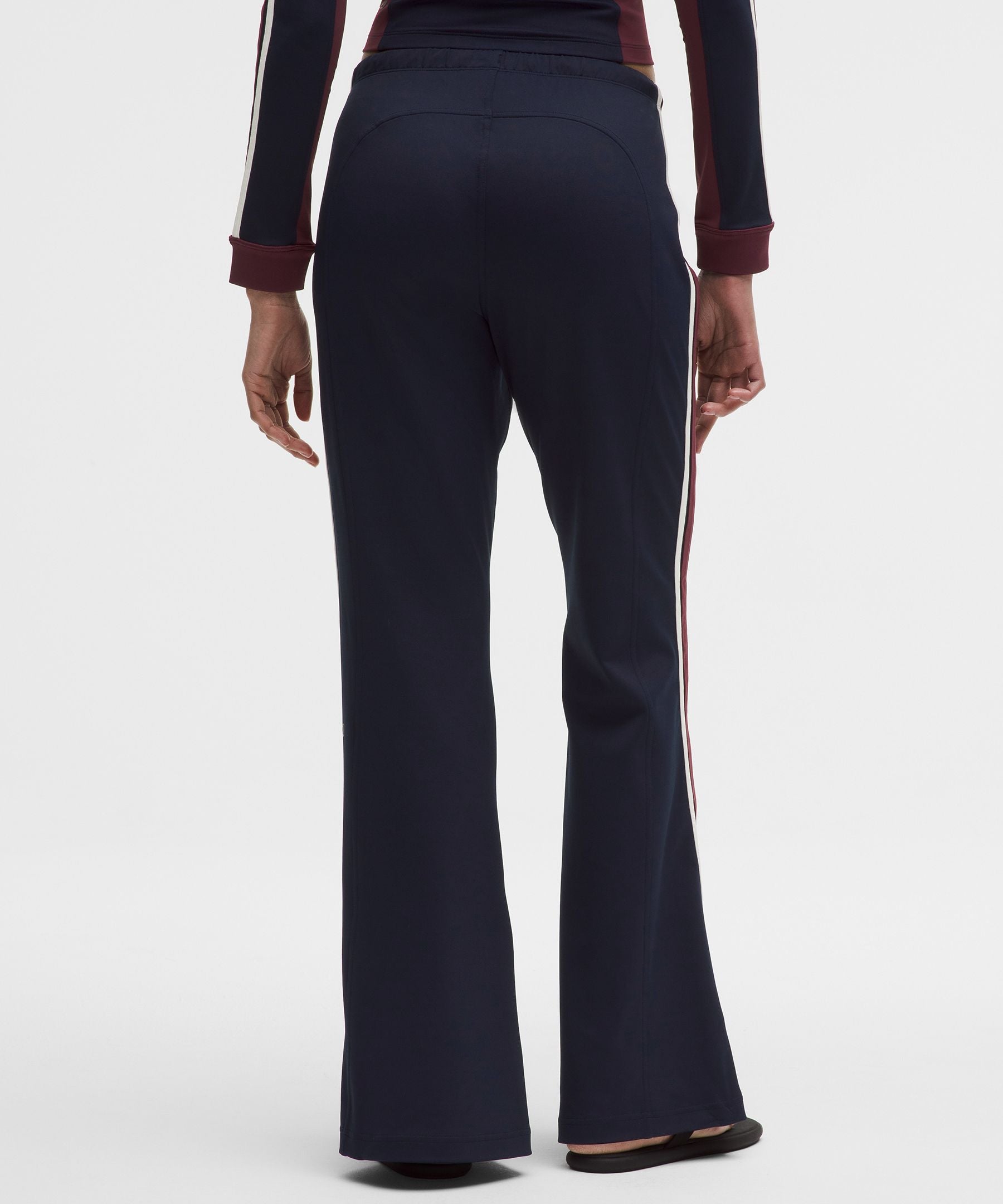 Lululemon Striped Slim-Fit Mid-Rise Track Pant