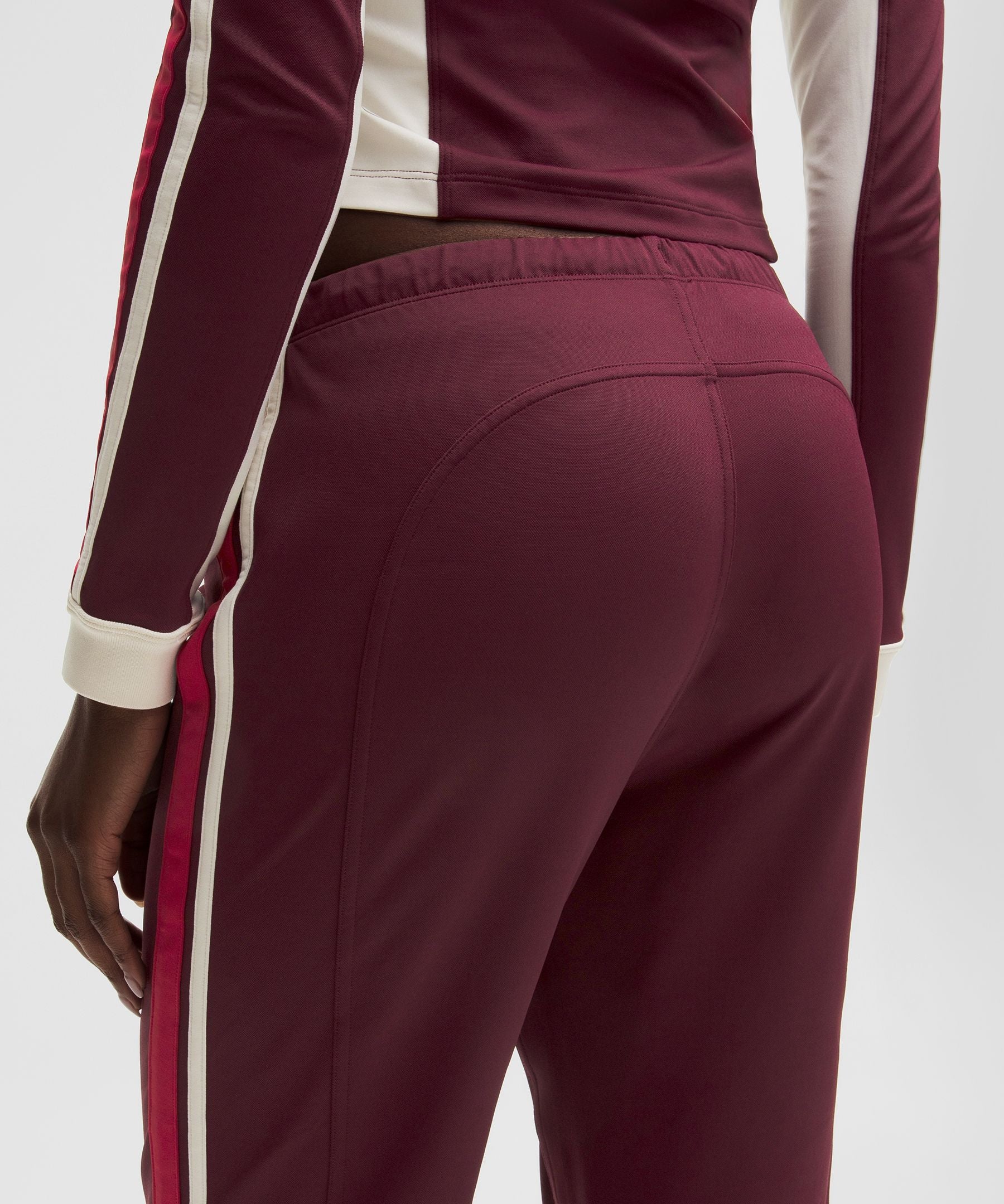 Lululemon Striped Slim-Fit Mid-Rise Track Pant