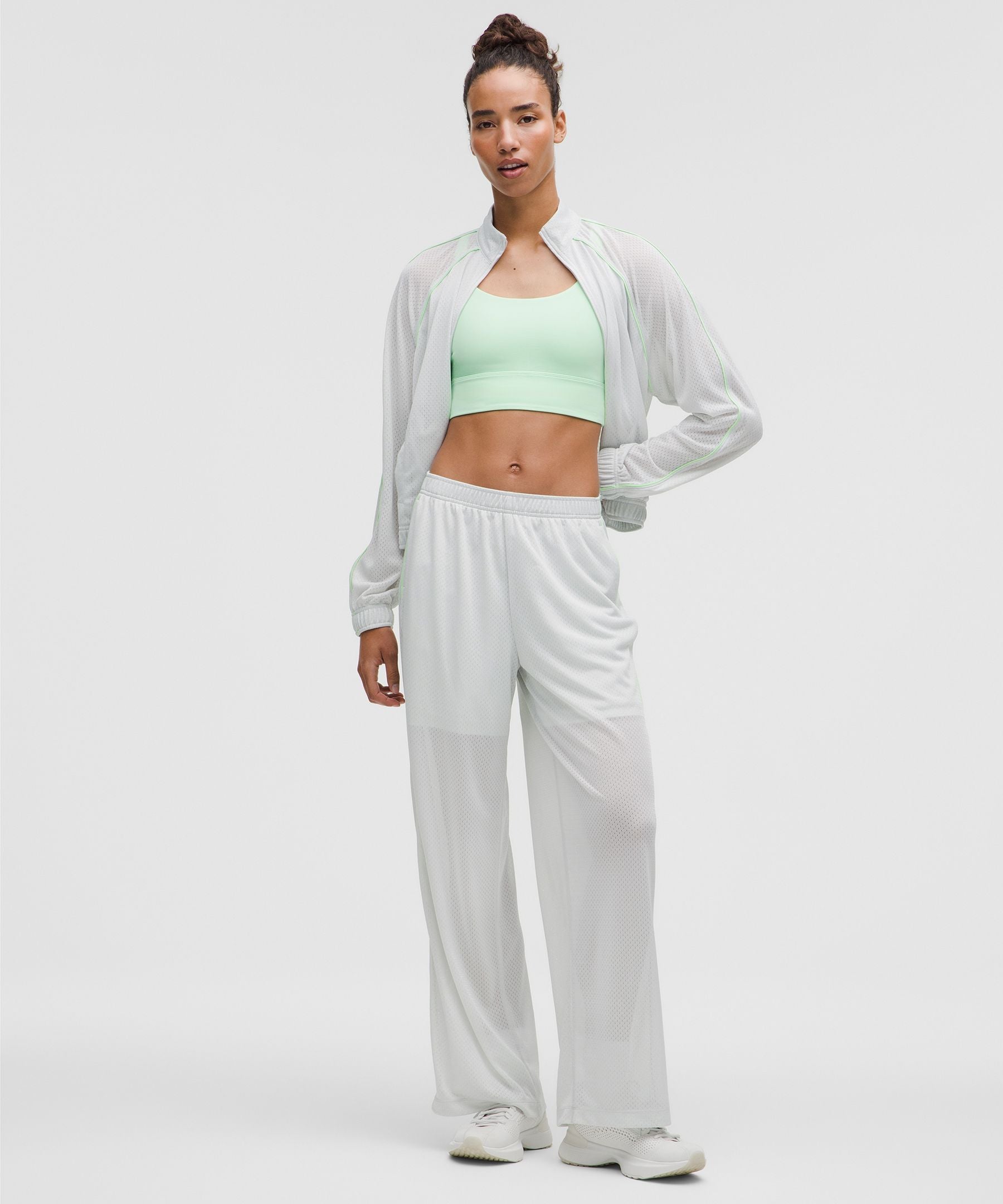 Lululemon Mesh High-Rise Wide-Leg Training Pant