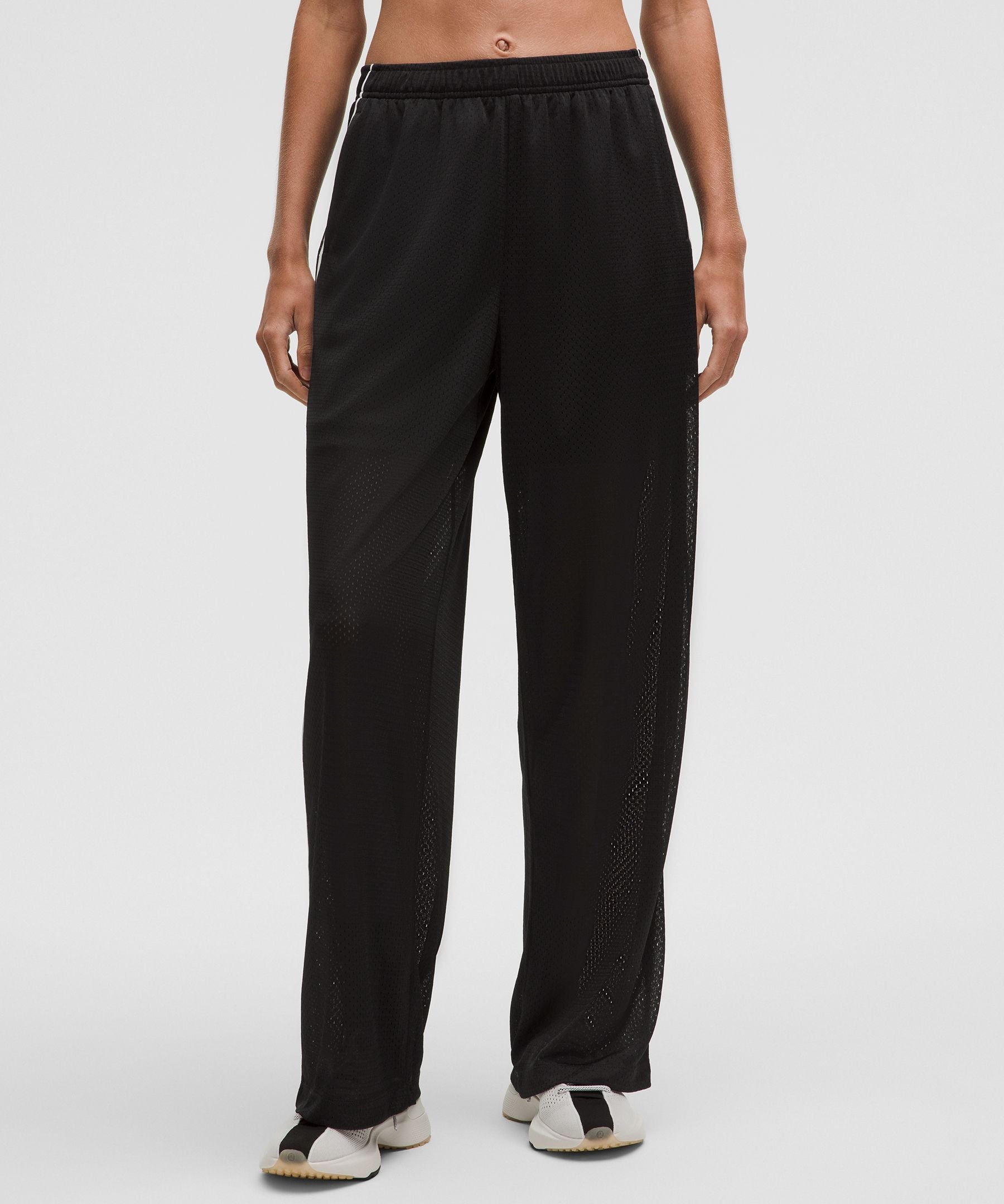 Lululemon Mesh High-Rise Wide-Leg Training Pant
