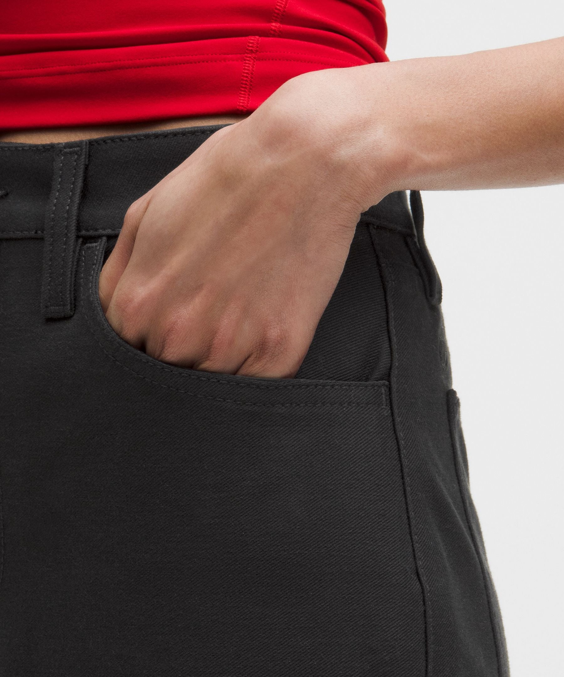 Lululemon Women's EasyFive High-Rise Subtle-Flare Pant *Short