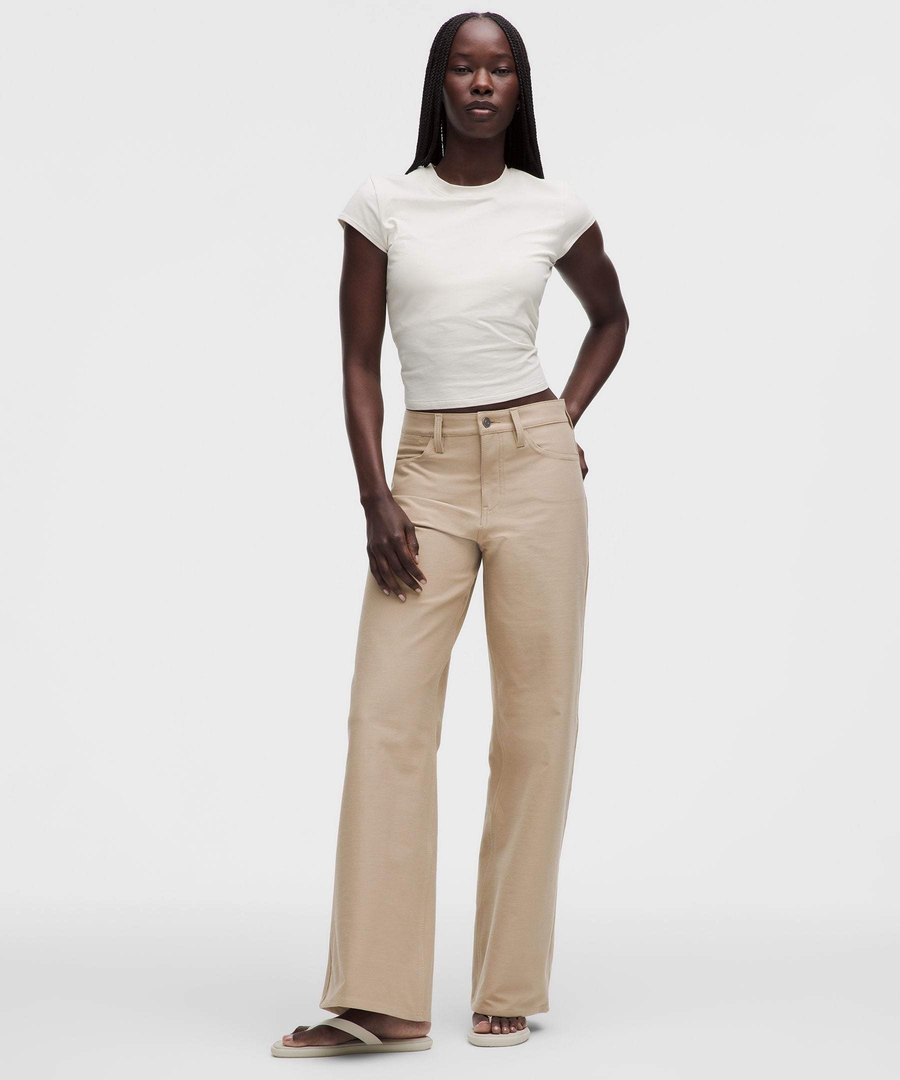 Lululemon Women's EasyFive Low-Rise Classic Wide-Leg Pant *Tall