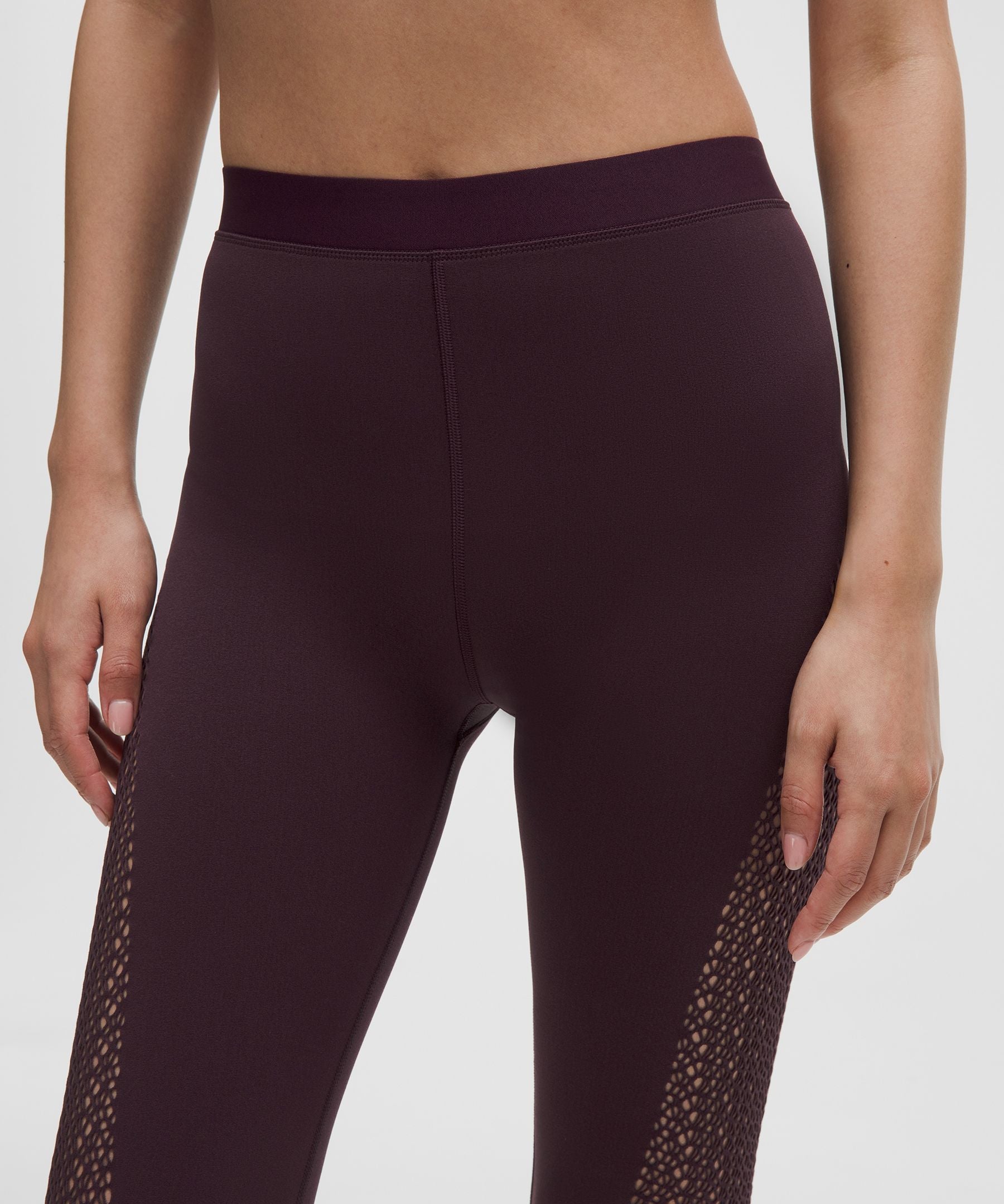 Lululemon Women's RevealKnit Interlace Mid-Rise Tight *7/8 Length