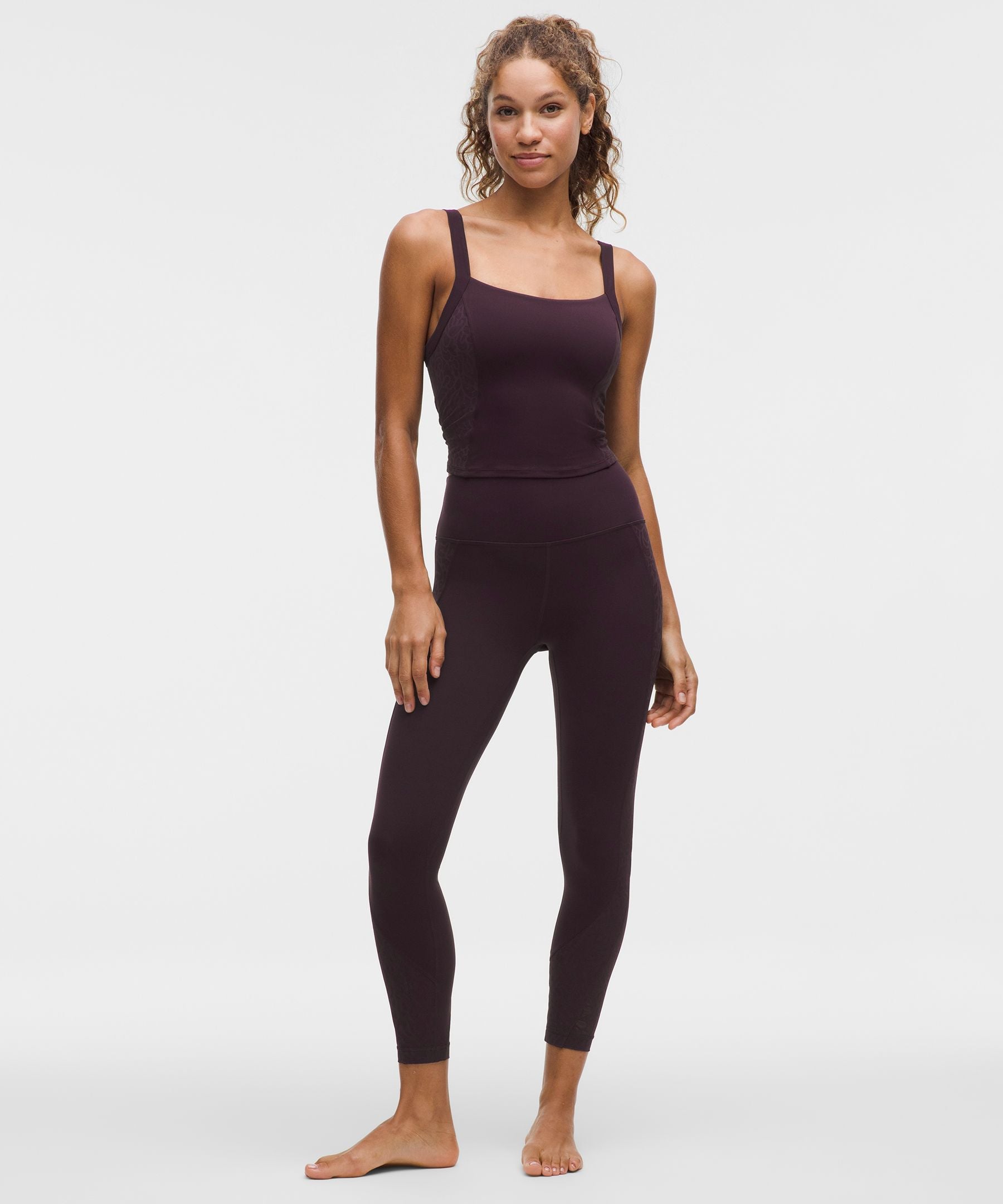 Lululemon Women's Paisley Lace Overlay Tight 25"