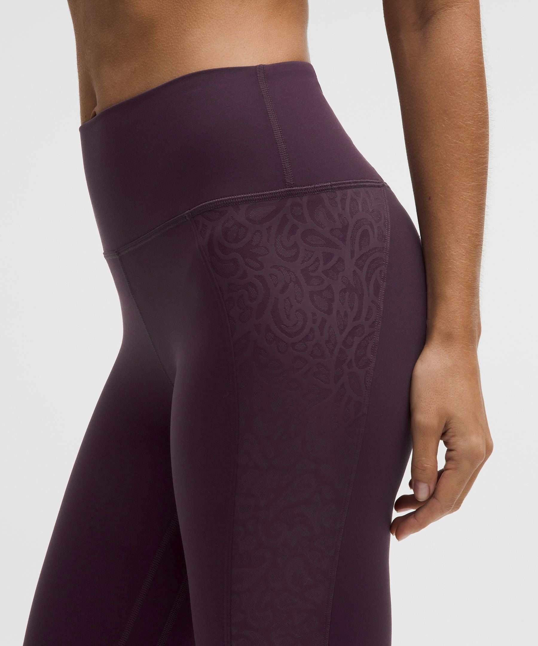 Lululemon Women's Paisley Lace Overlay Tight 25"