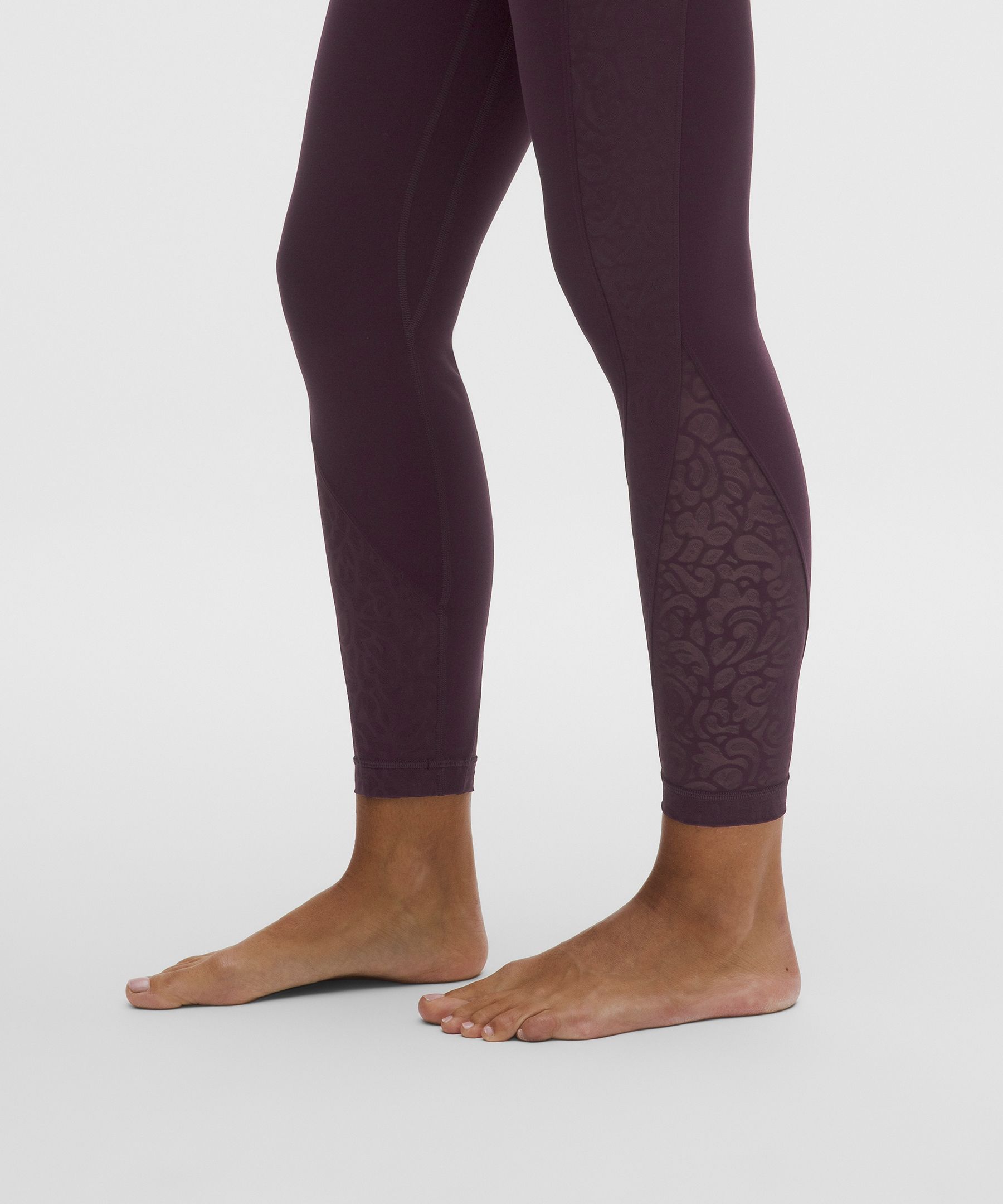 Lululemon Women's Paisley Lace Overlay Tight 25"