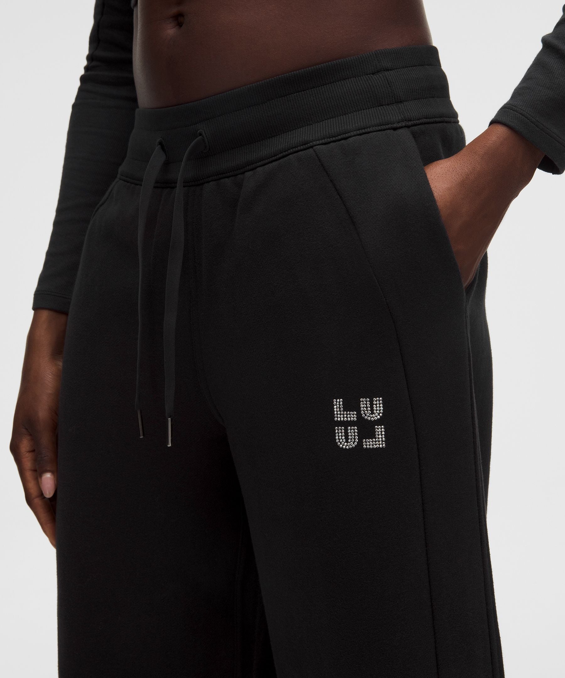 Lululemon Scuba Mid-Rise Wide-Leg Pant *Jewelled