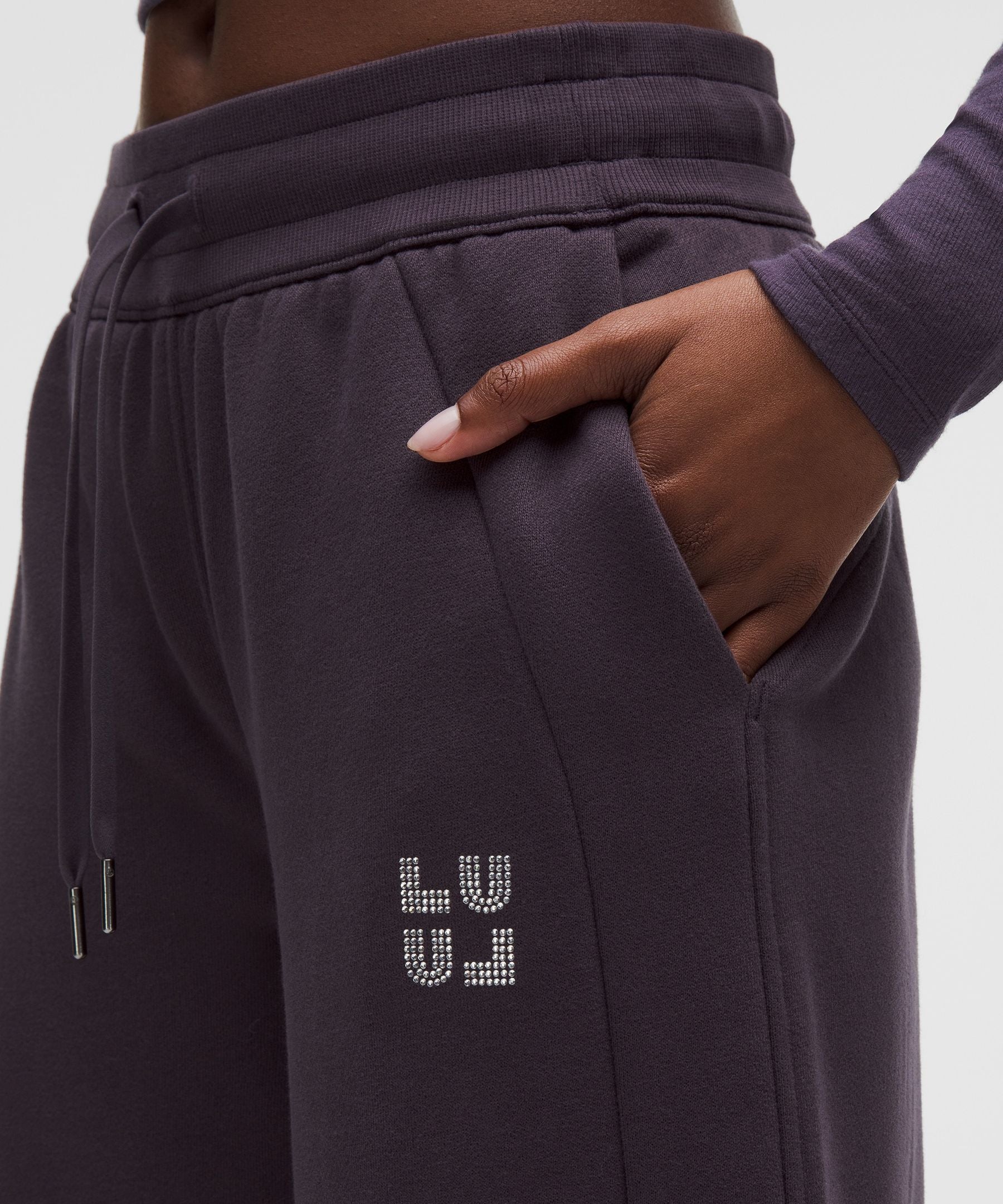 Lululemon Scuba Mid-Rise Wide-Leg Pant *Jewelled
