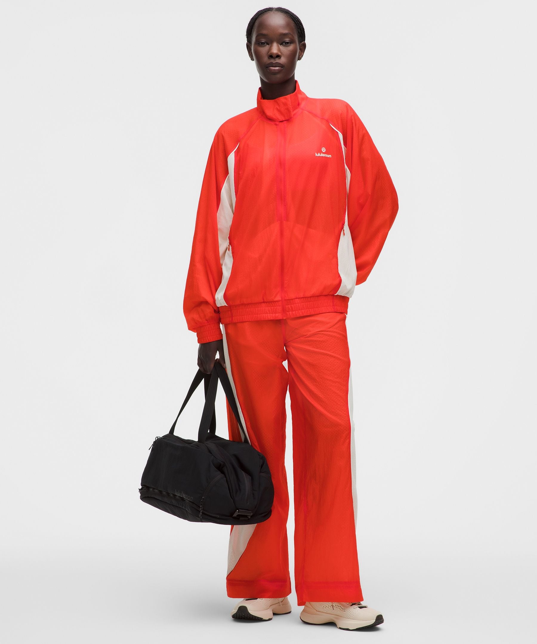 Lululemon License to Train Textured Nylon Mid-Rise Pant