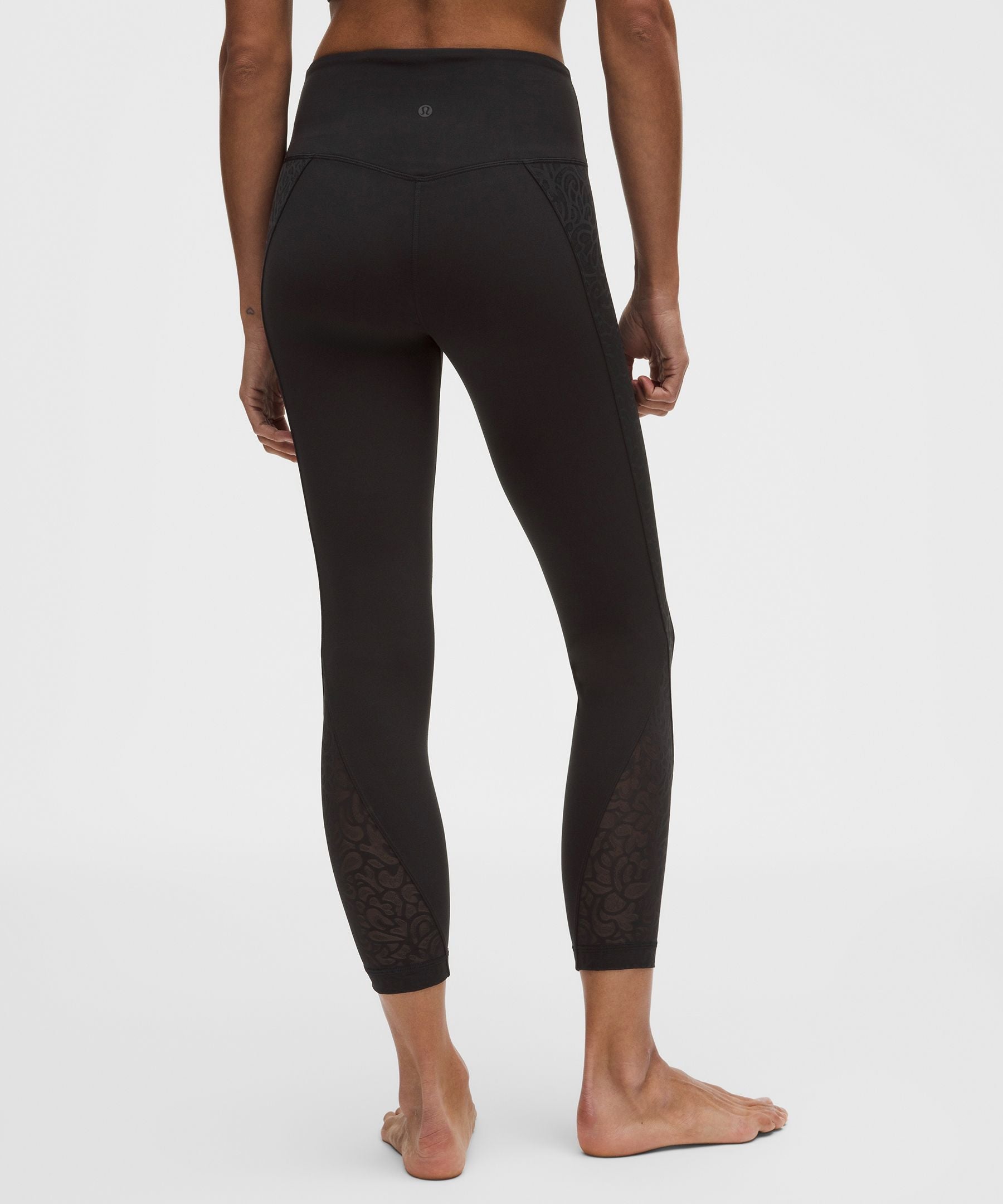 Lululemon Women's Paisley Lace Overlay Tight 25"