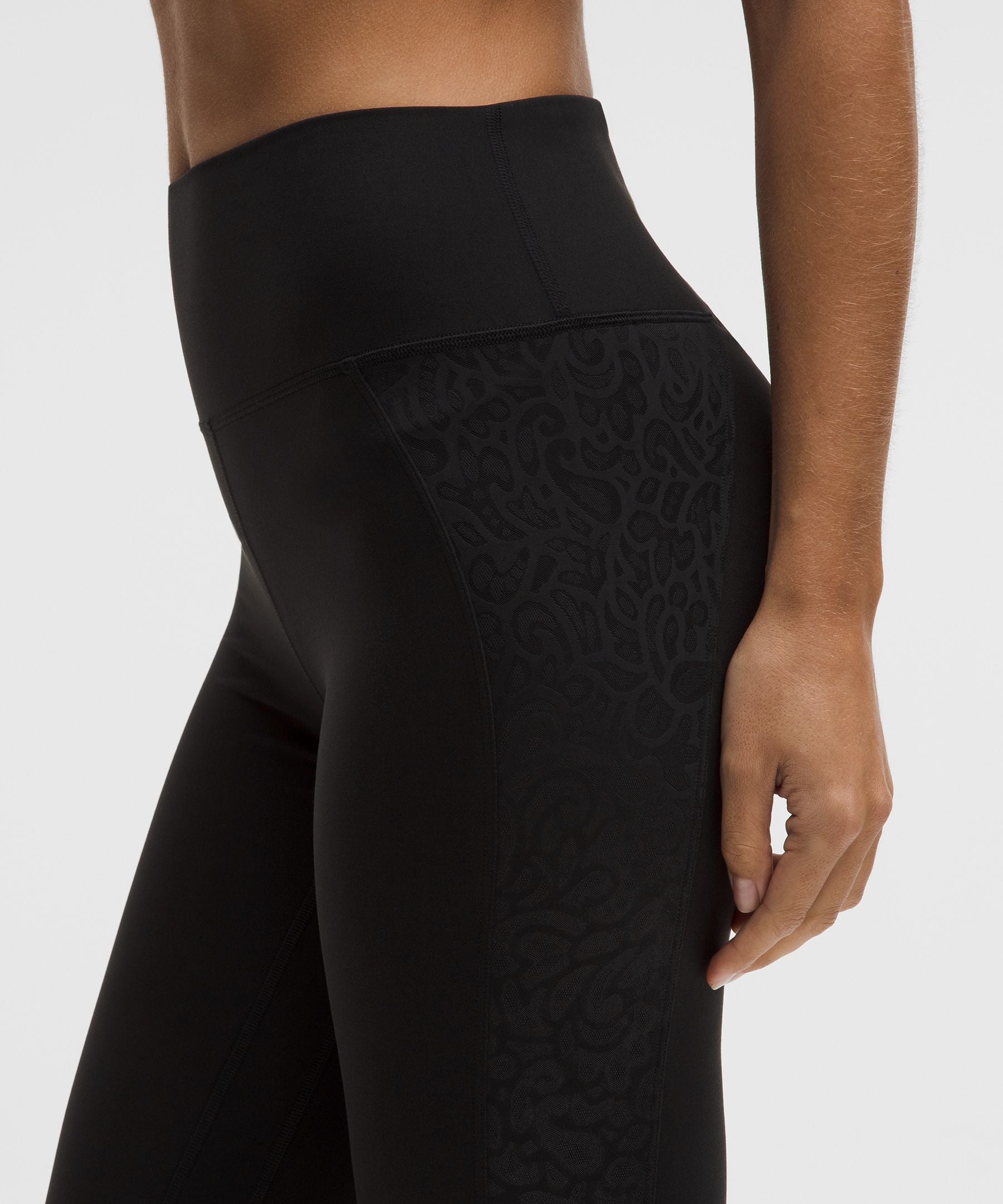 Lululemon Women's Paisley Lace Overlay Tight 25"