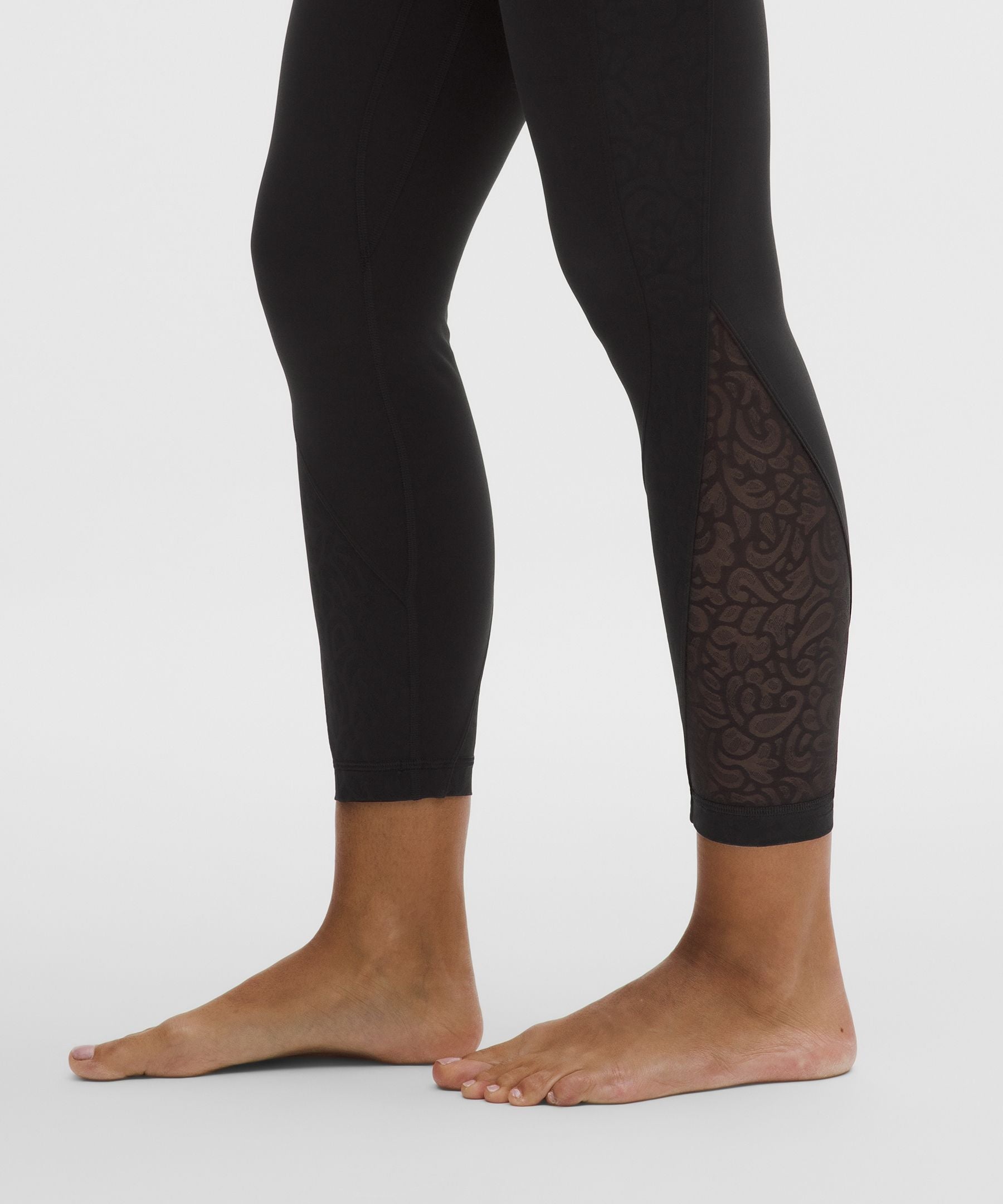 Lululemon Women's Paisley Lace Overlay Tight 25"