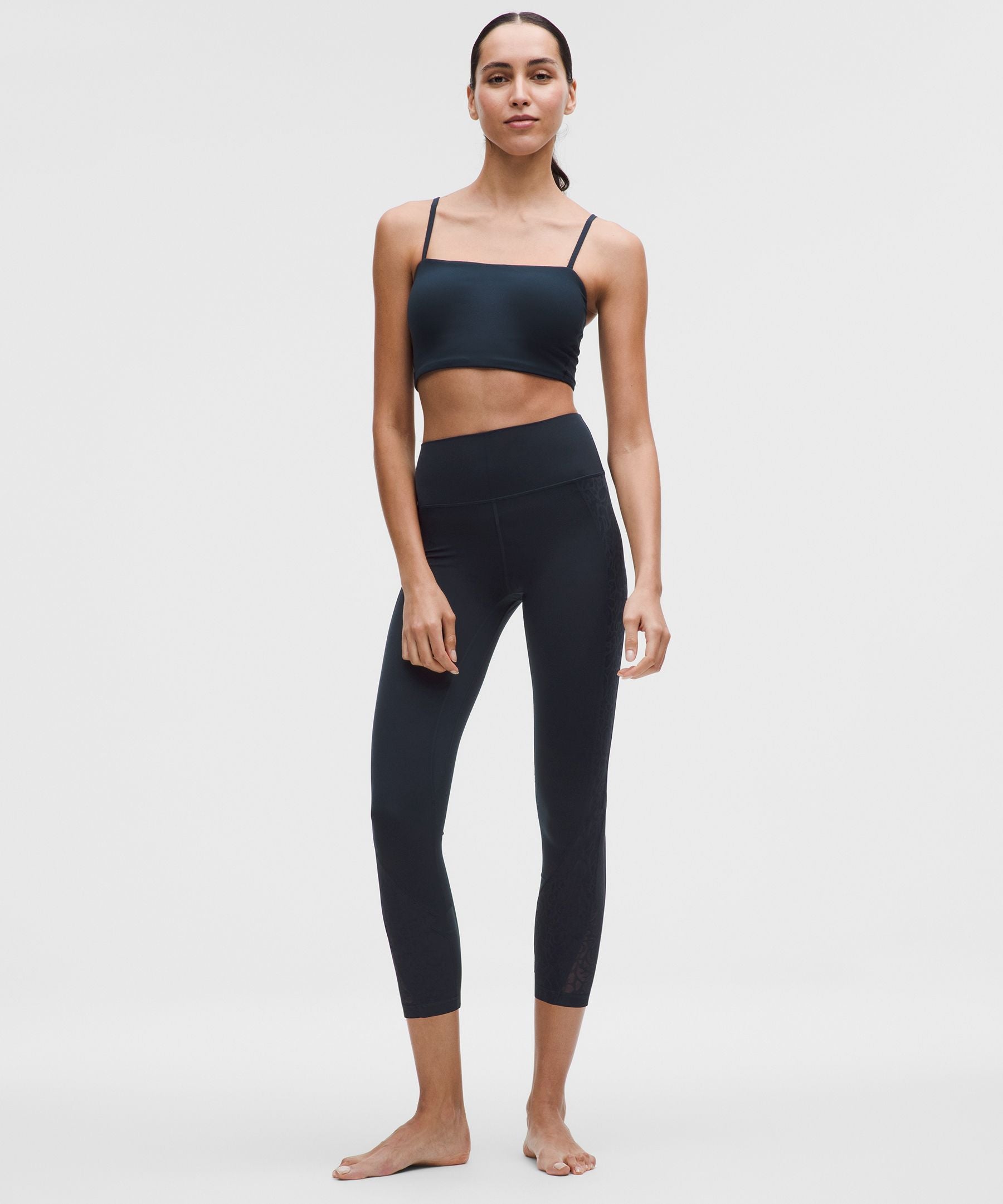 Lululemon Women's Paisley Lace Overlay Tight 25"