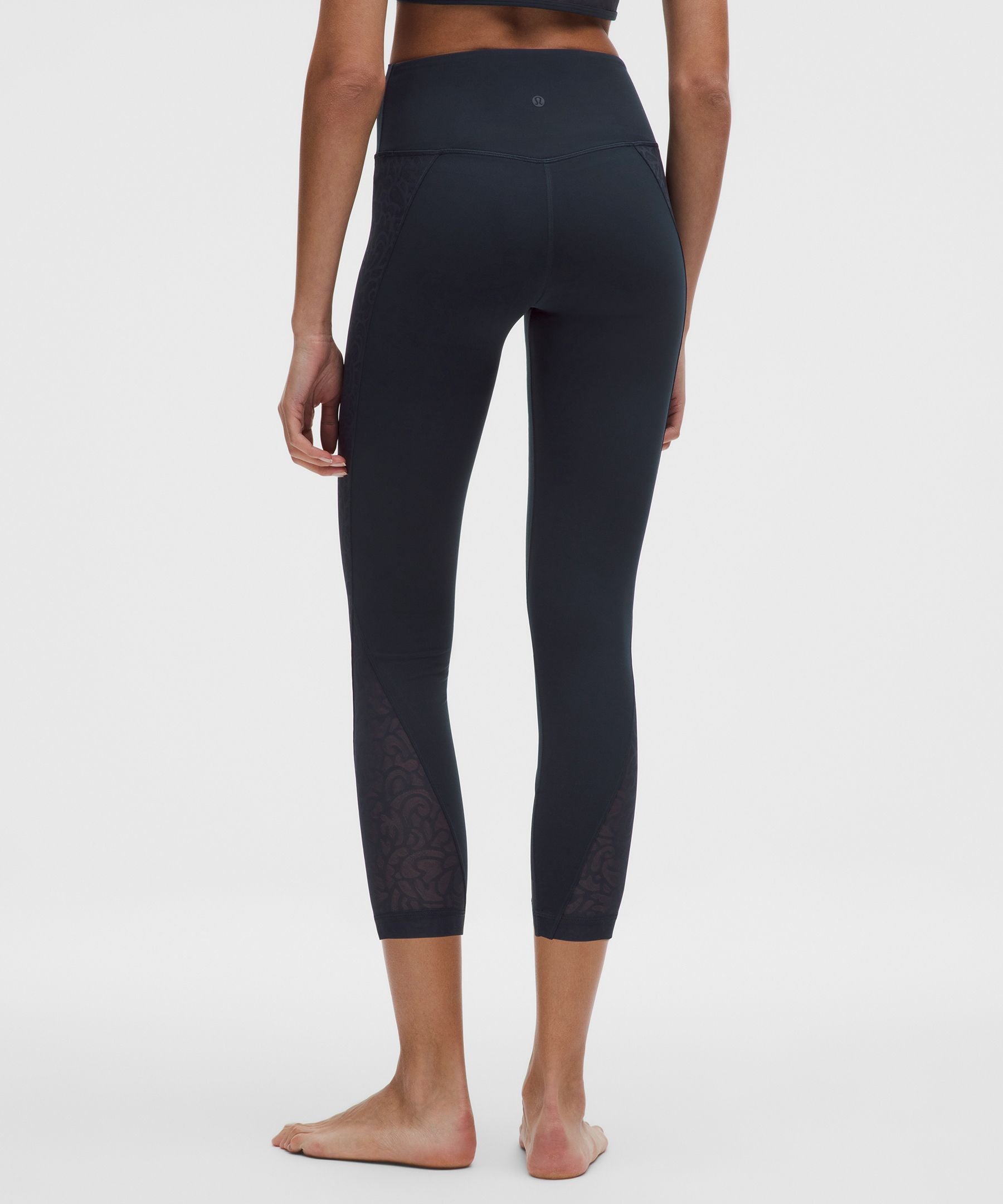 Lululemon Women's Paisley Lace Overlay Tight 25"