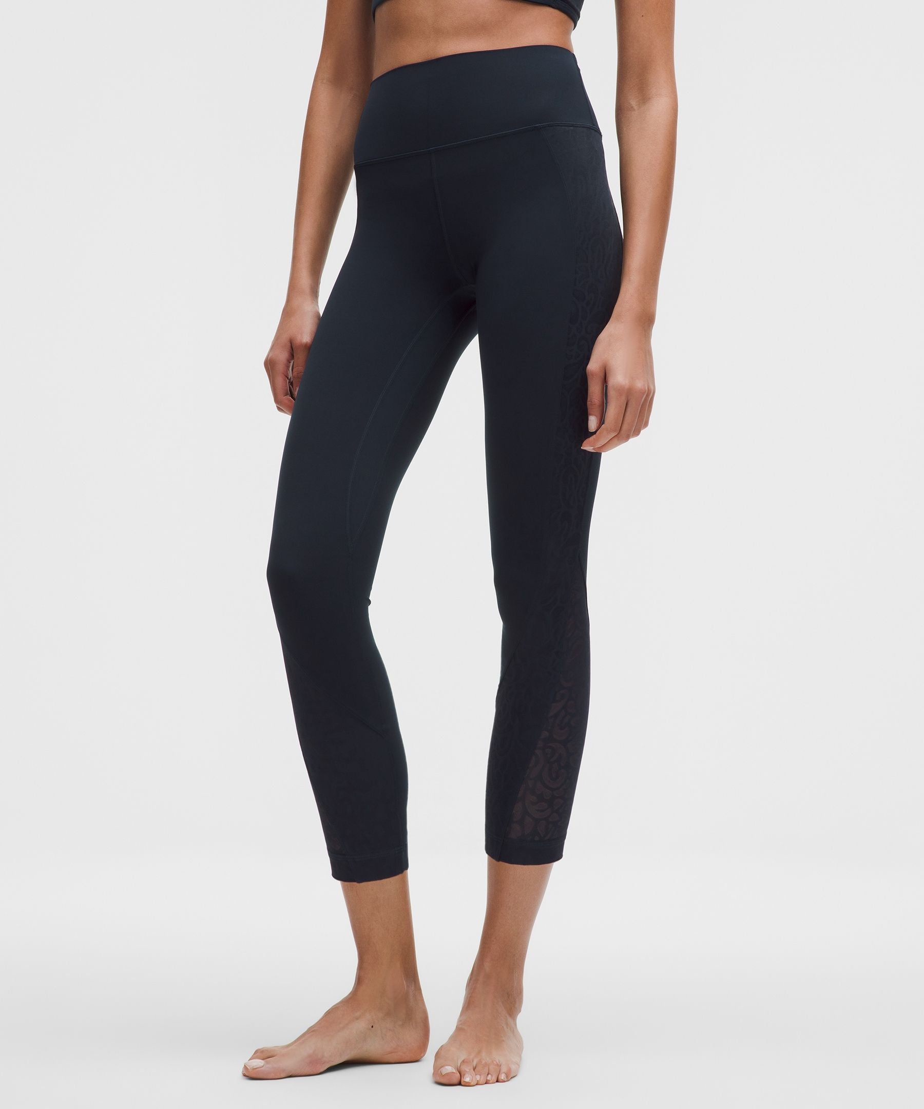 Lululemon Women's Paisley Lace Overlay Tight 25"