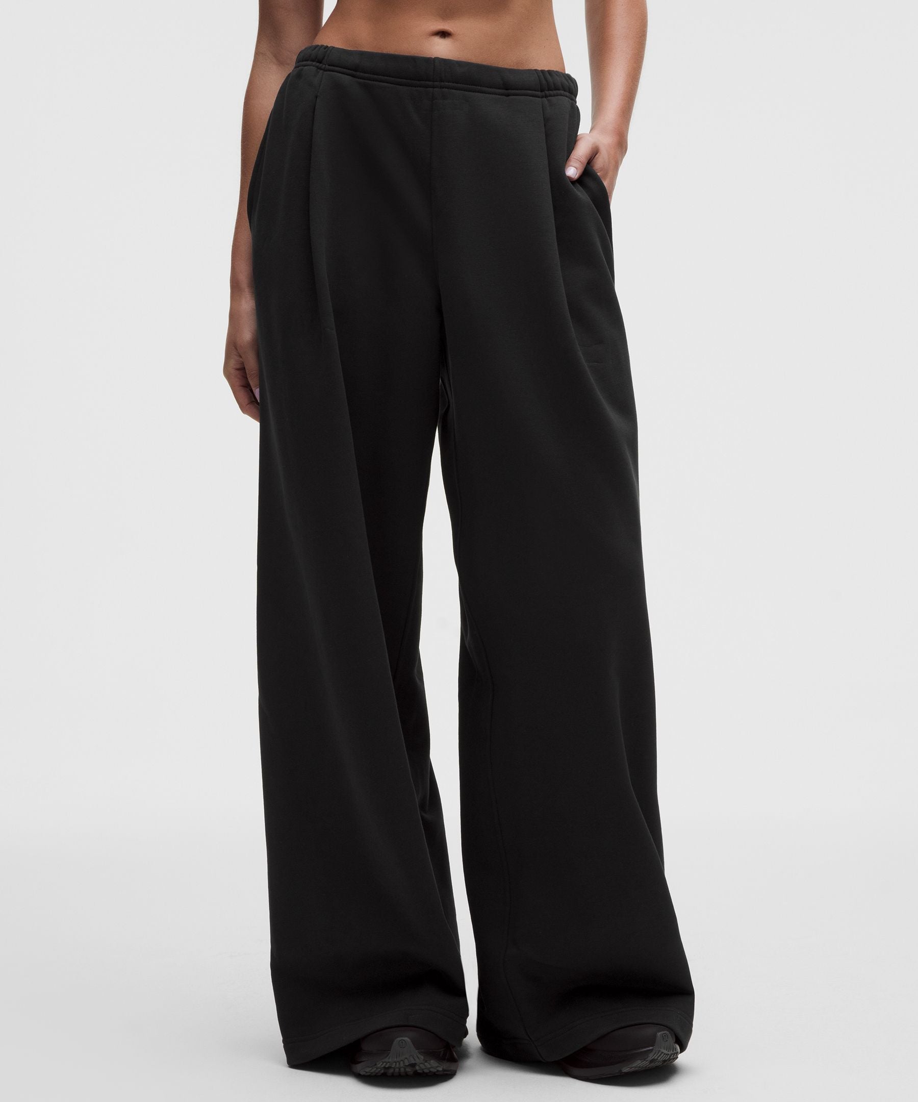 Lululemon French Terry Mid-Rise Wide-Leg Pant