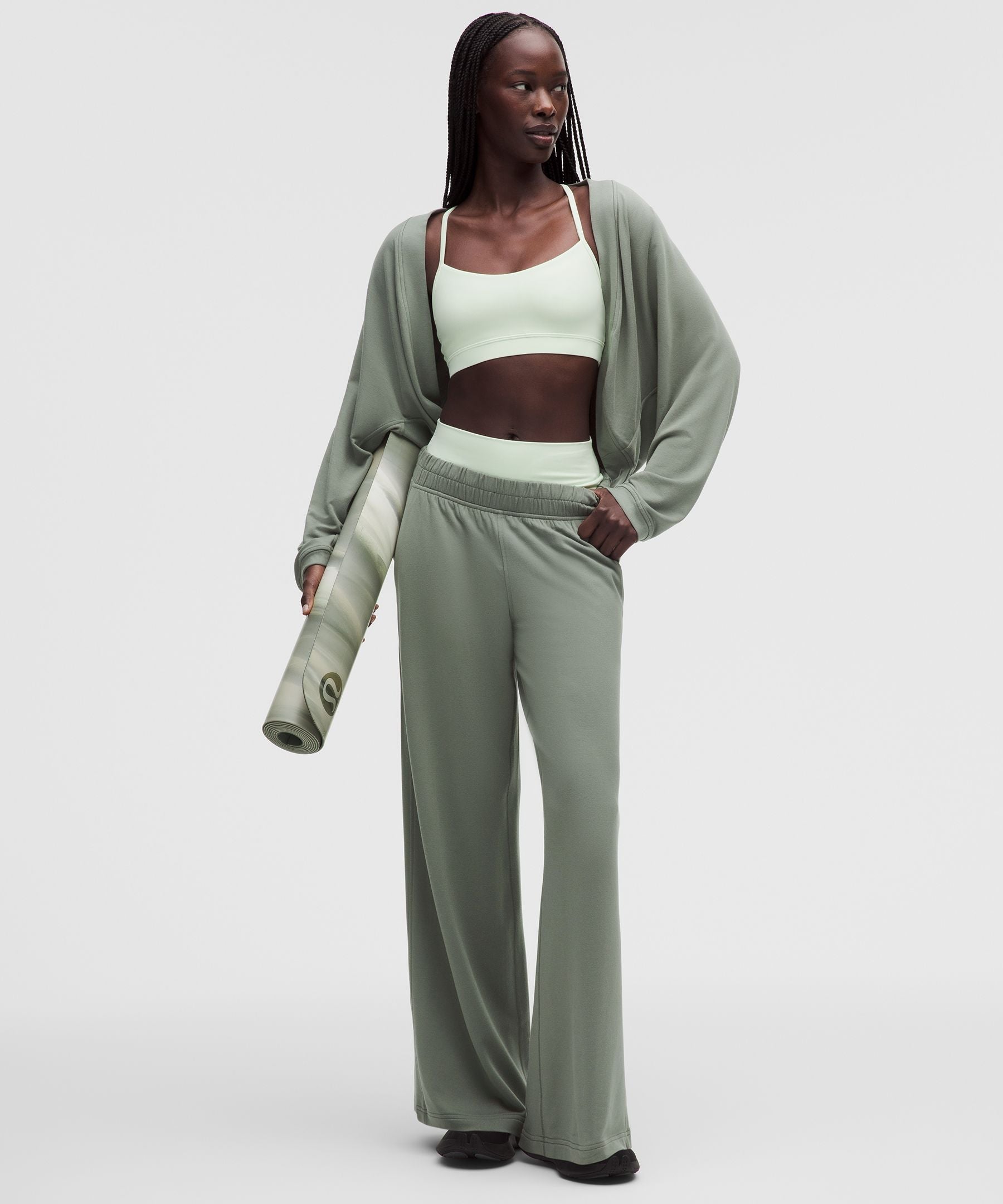 Lululemon BeCalm Mid-Rise Wide-Leg Pant *Updated Fabric