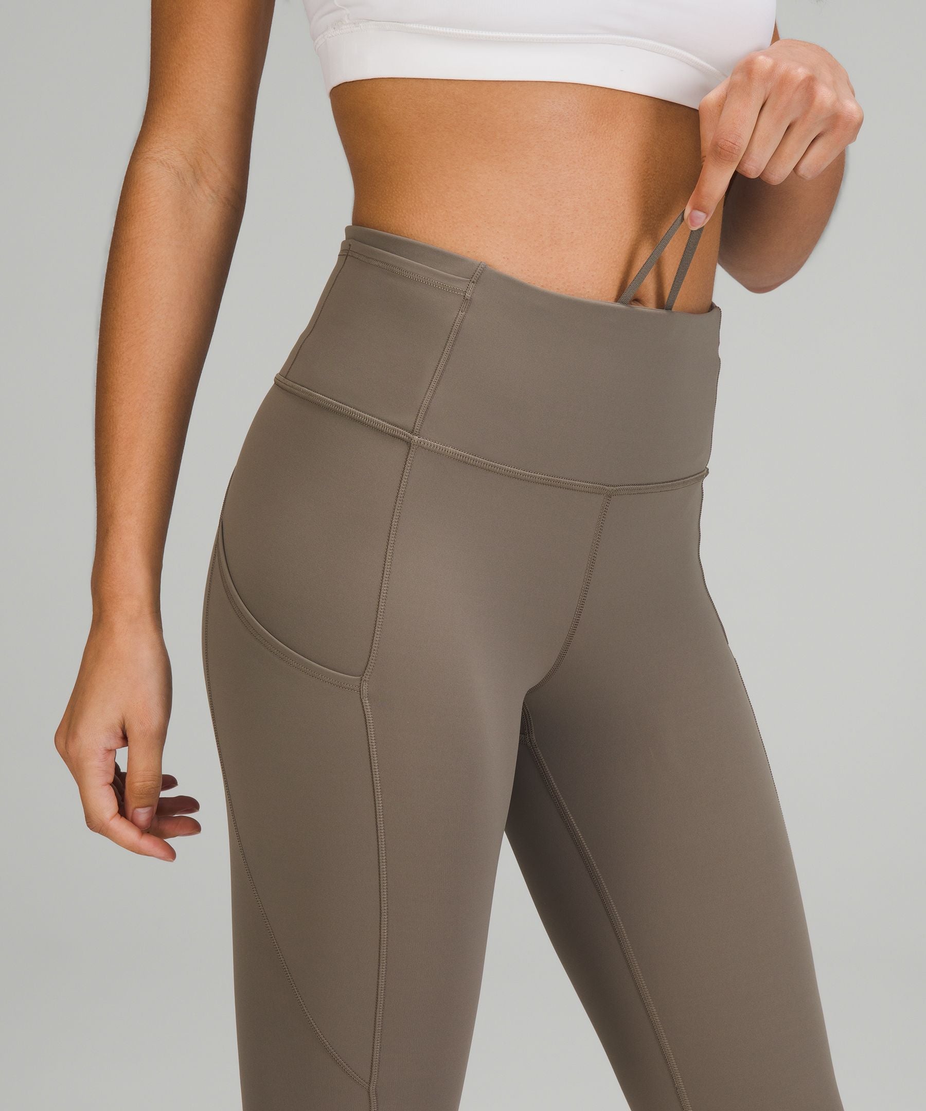 Lululemon Fast and Free High-Rise Crop 19" *7 Pocket