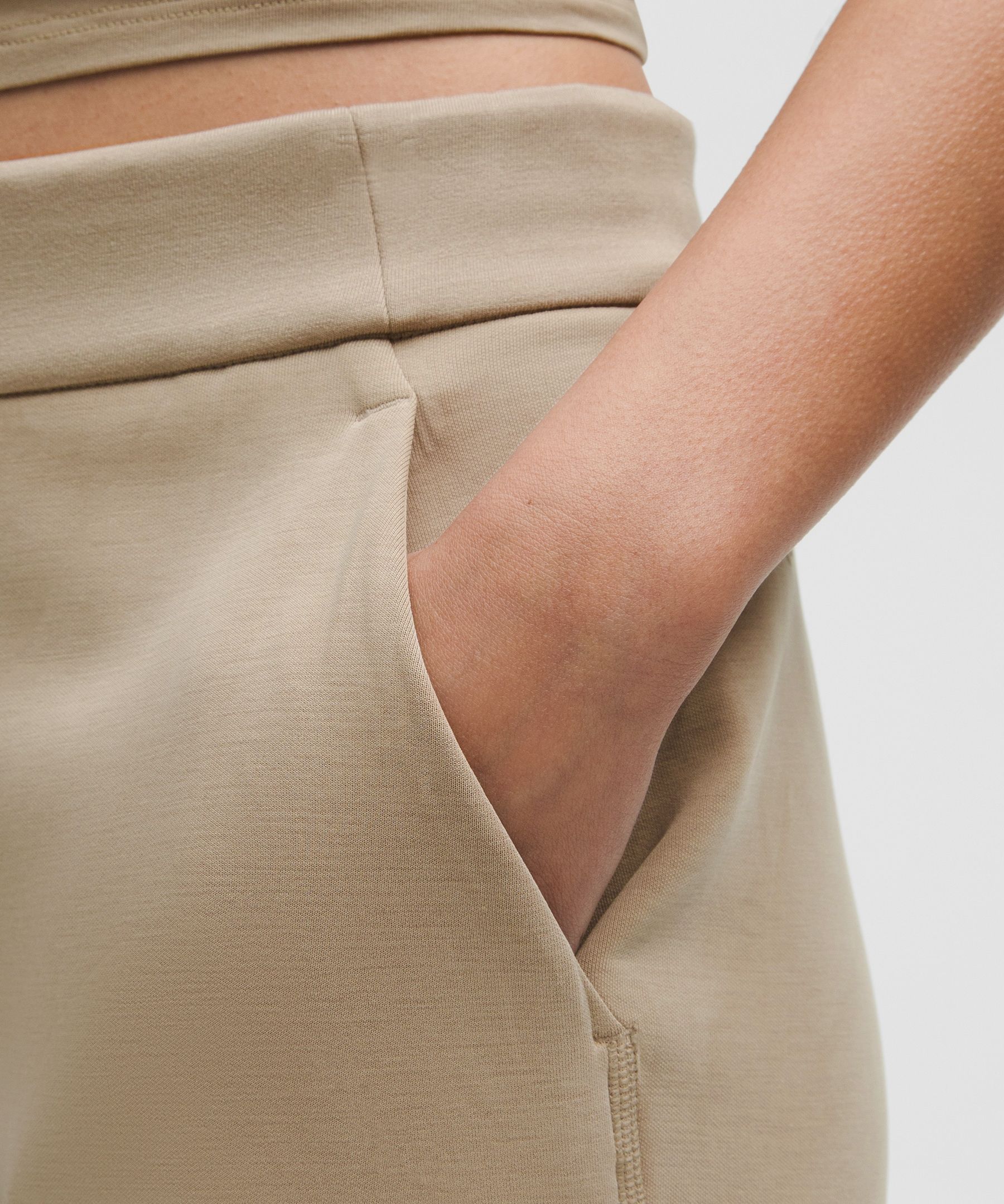 Lululemon Softstreme High-Rise Wide-Leg Cropped Pant