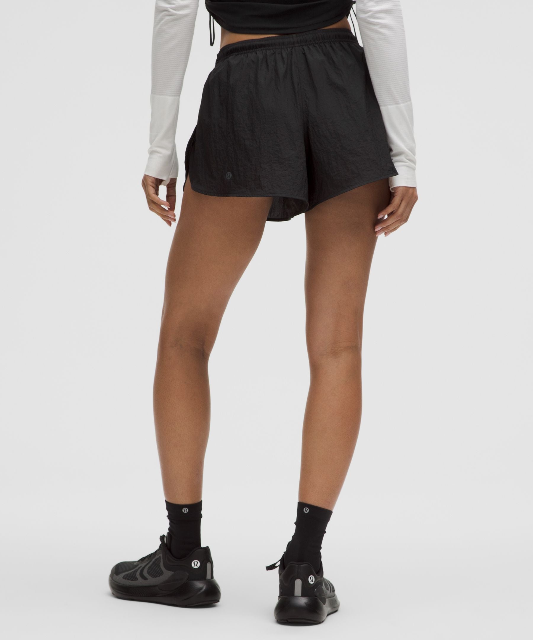 Lululemon Women's Dolphin-Hem Mid-Rise Running Short 3"