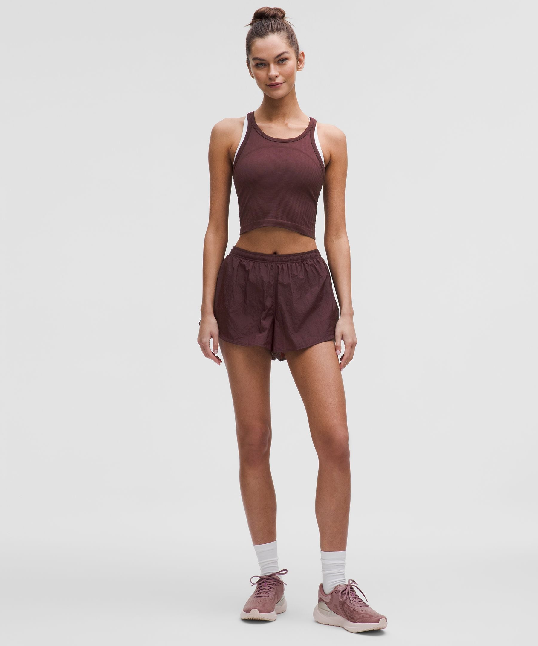 Lululemon Women's Dolphin-Hem Mid-Rise Running Short 3"