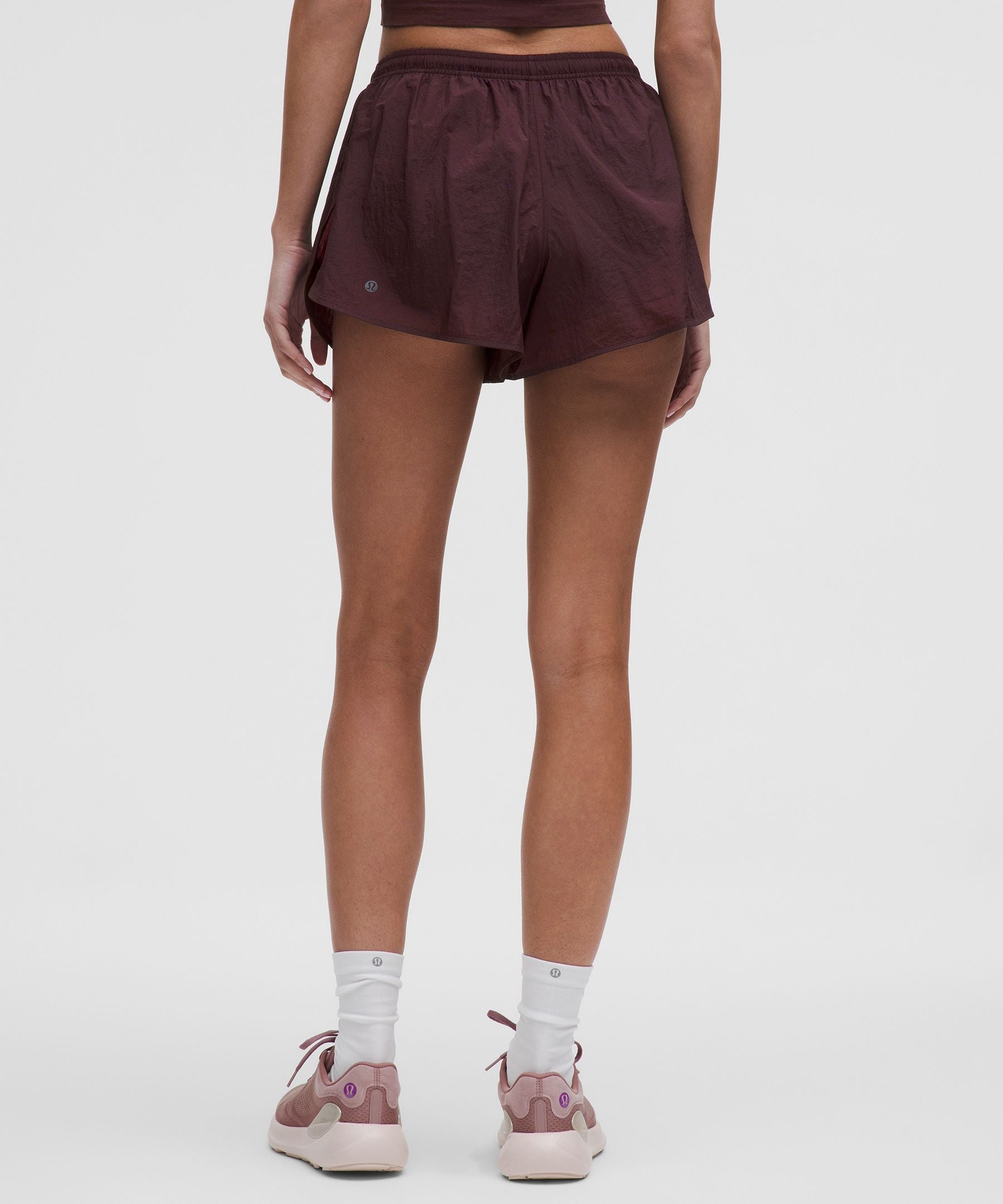 Lululemon Women's Dolphin-Hem Mid-Rise Running Short 3"
