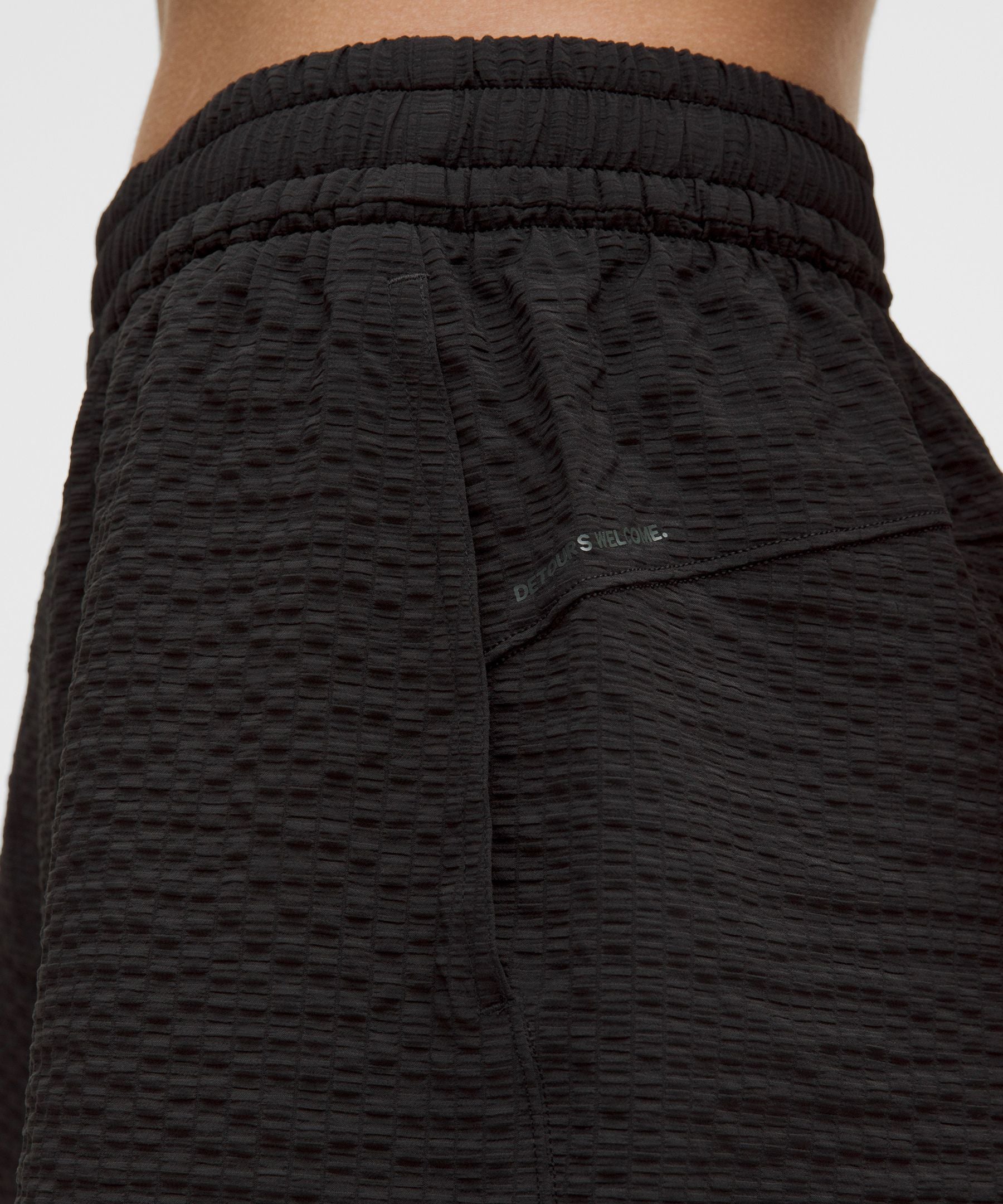 Lululemon Women's Grid-Texture Relaxed High-Rise Hiking Short 4"