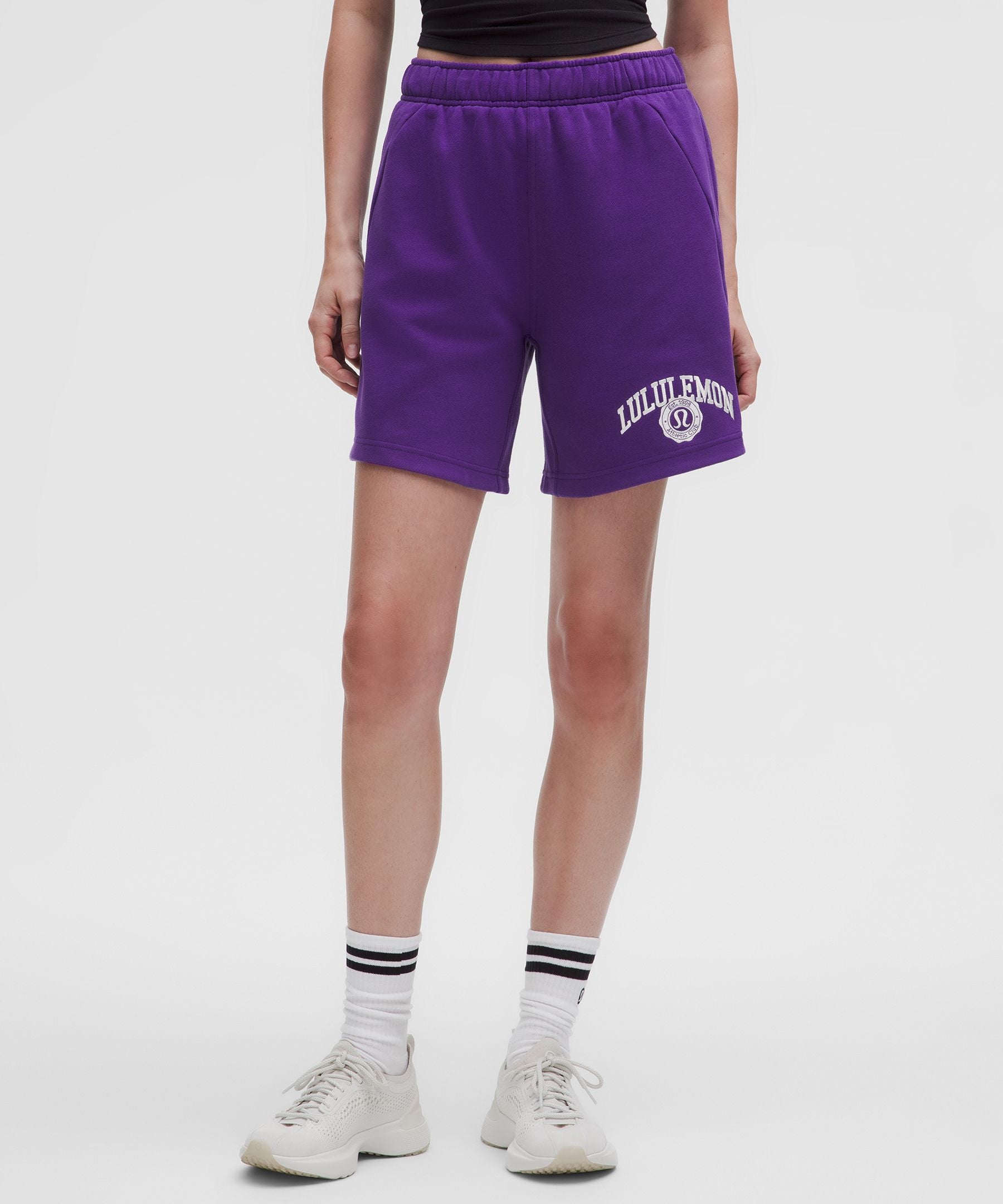 Lululemon Women's Scuba Mid-Rise Oversized Short 7" *Graphic