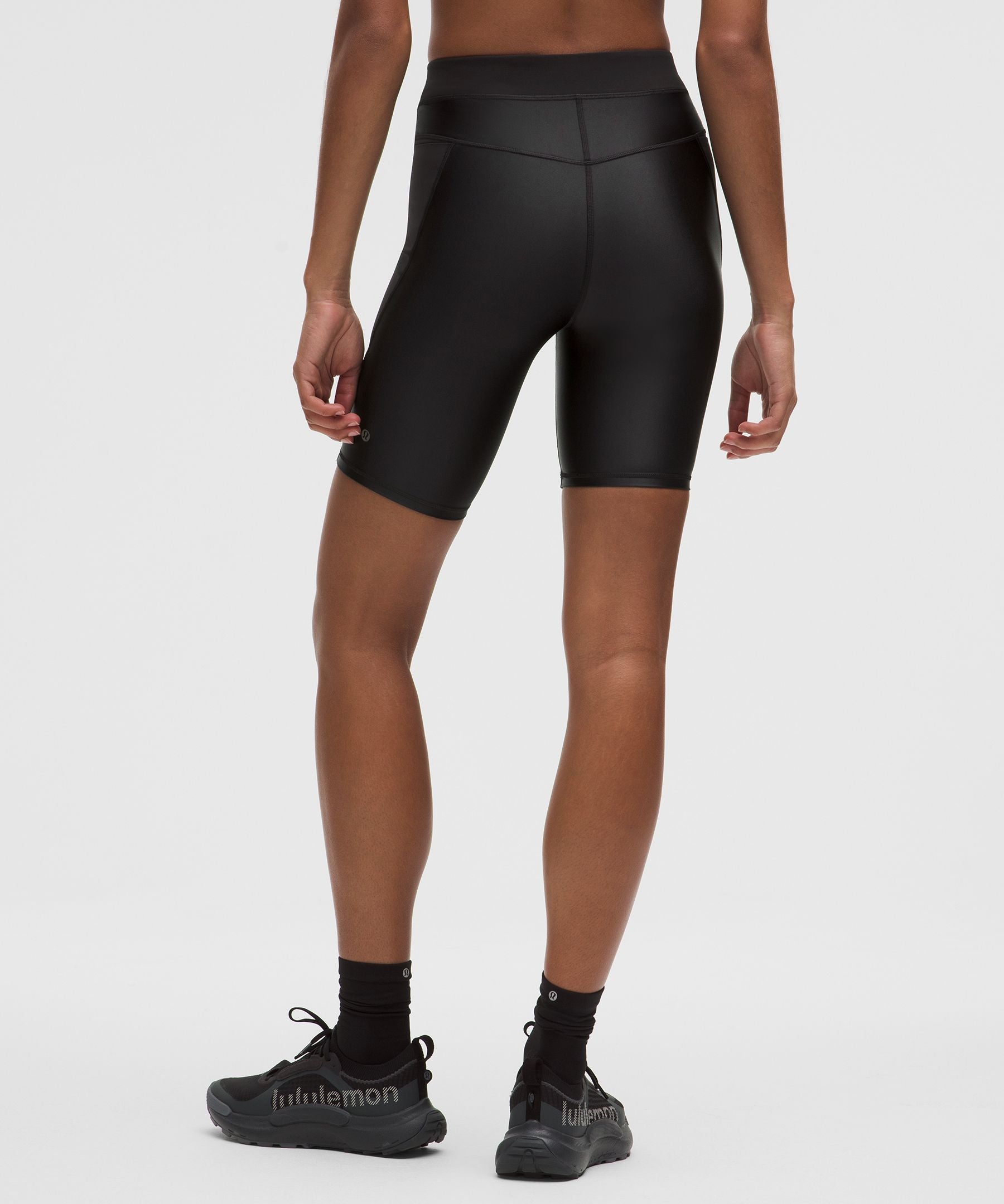 Lululemon Women's Satin Shine Panelled High-Rise Short 8" *Wordmark