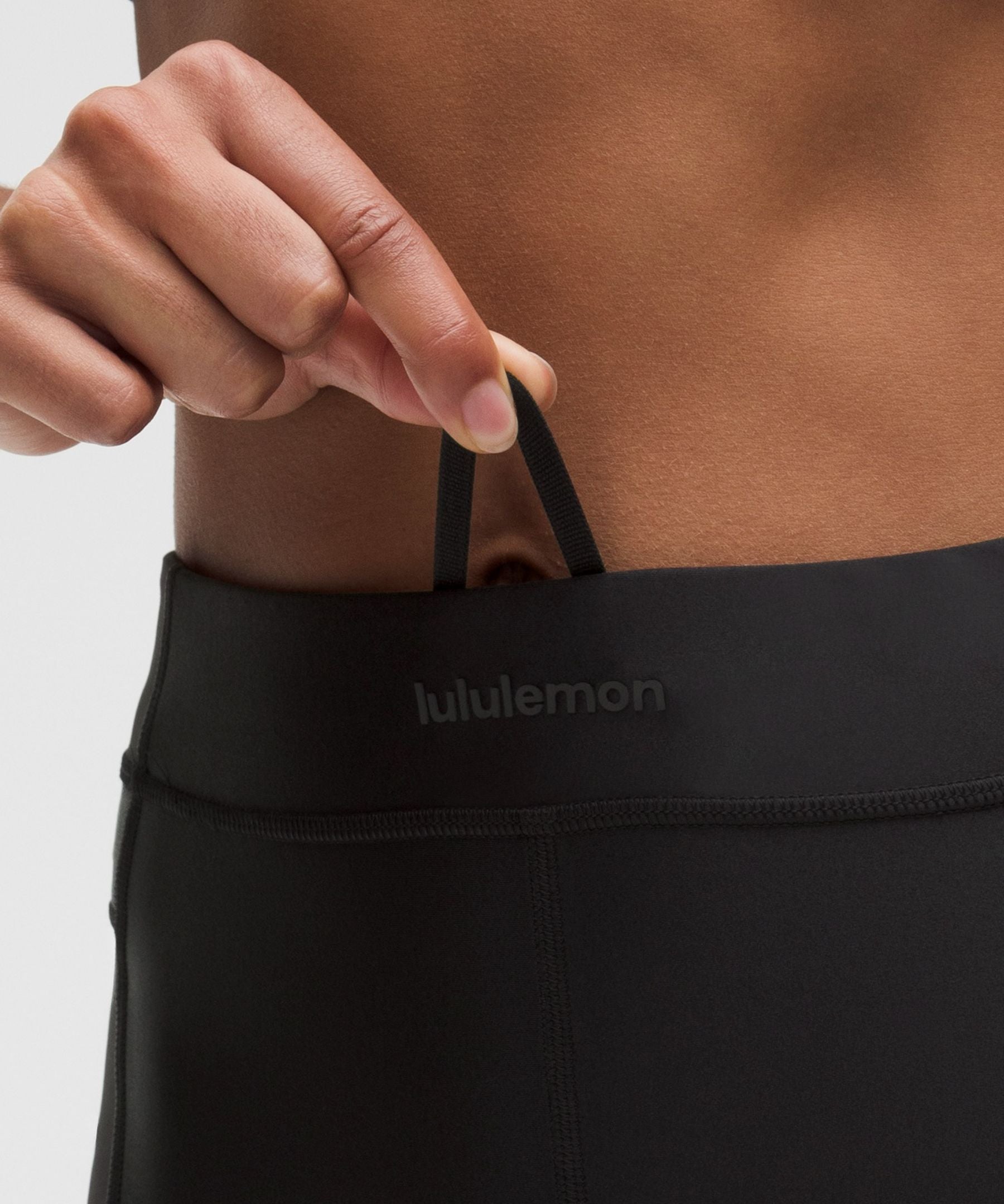 Lululemon Women's Satin Shine Panelled High-Rise Short 8" *Wordmark